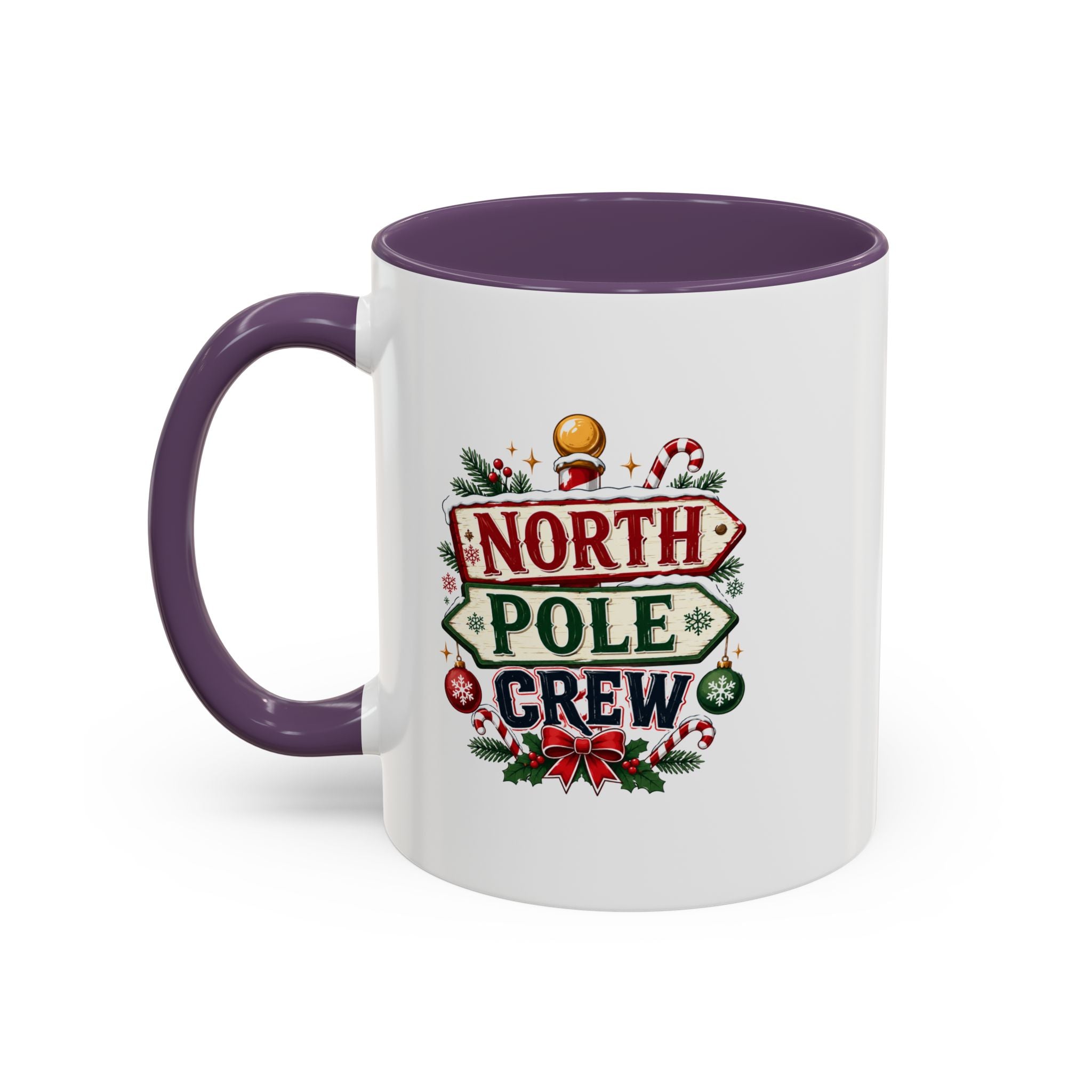 Accent Coffee Mug North Pole Crew