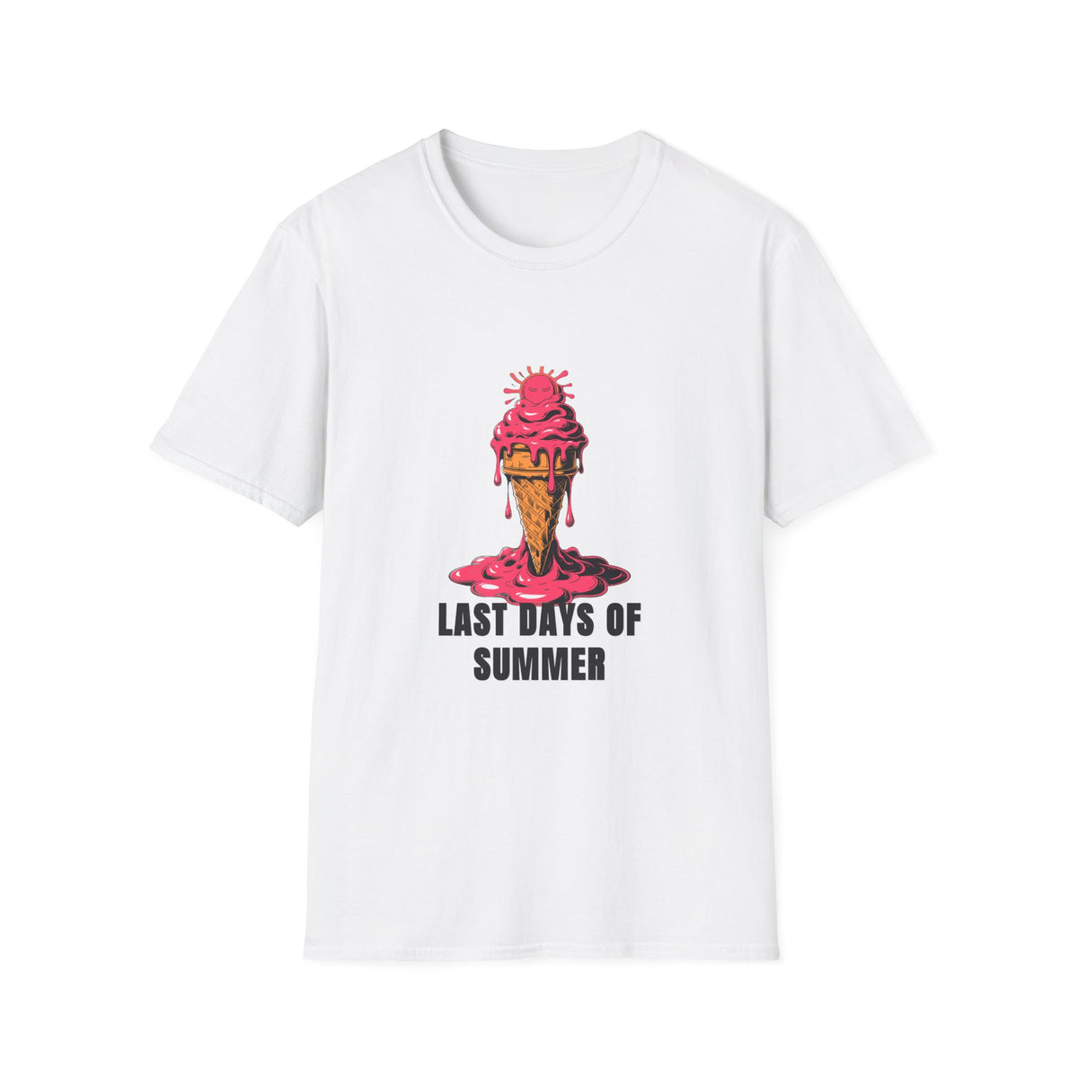 Ice Cream Melt T-Shirt — "Last Days of Summer" Graphic Tee - Trending Now - August 2026