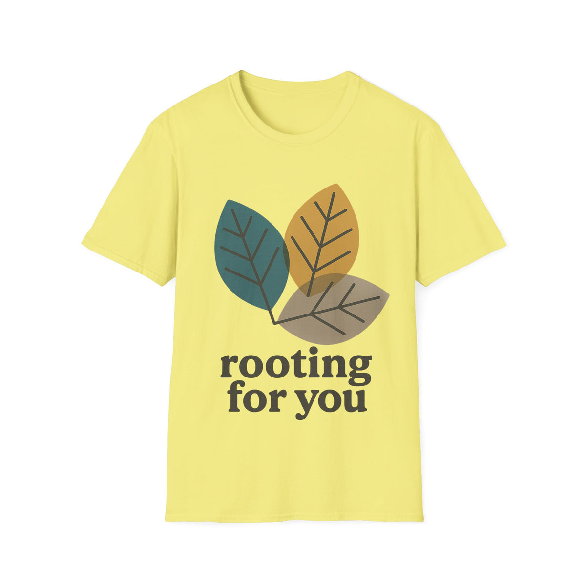 Leaf Trio T-Shirt — 'Rooting for You' Botanical Graphic Tee - Trending Now - September 2026