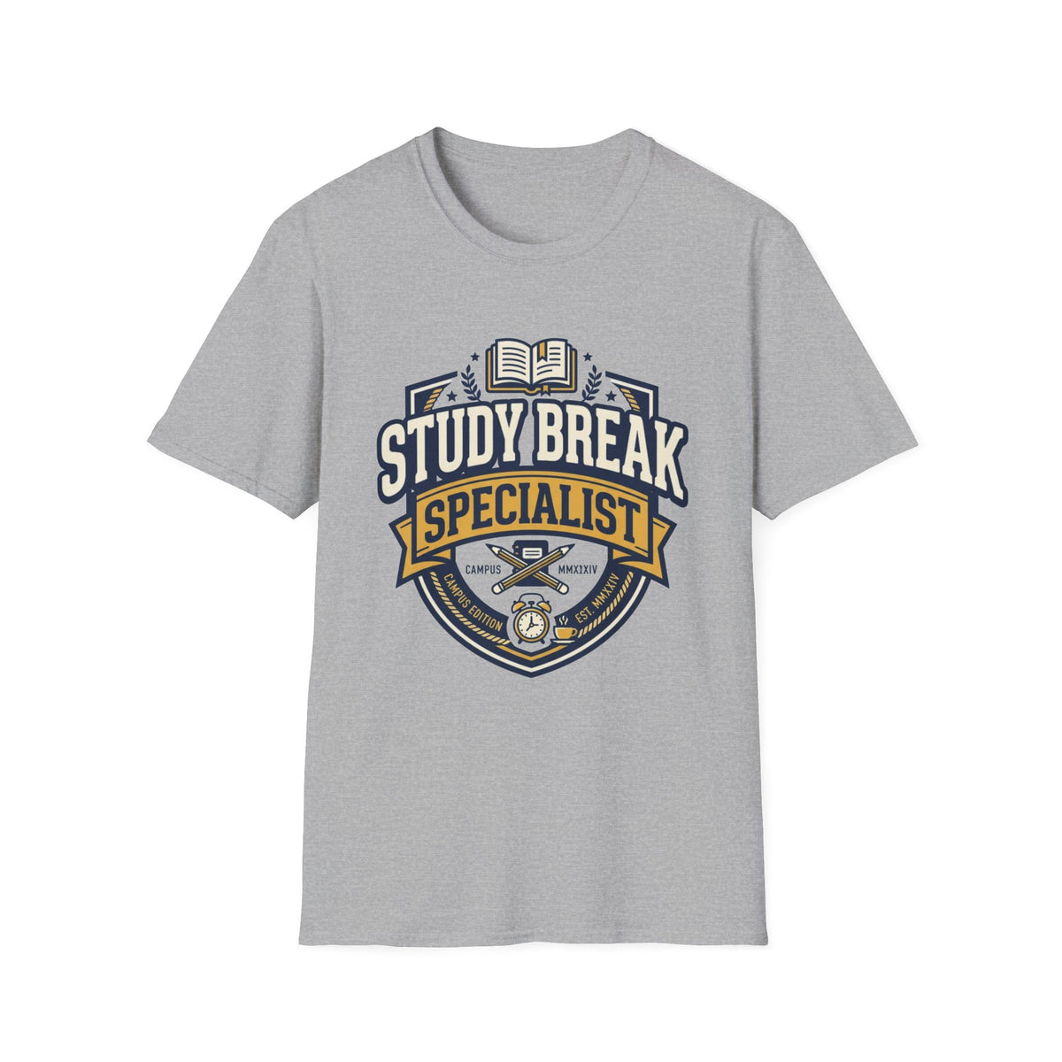 Study Break T-Shirt — 'Study Break Specialist' College Casual Tee - Trending Now - August 2026