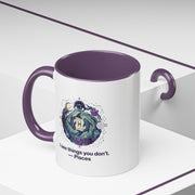 Pisces Zodiac Coffee Mug — "I See Things You Don’t" Accent Mug