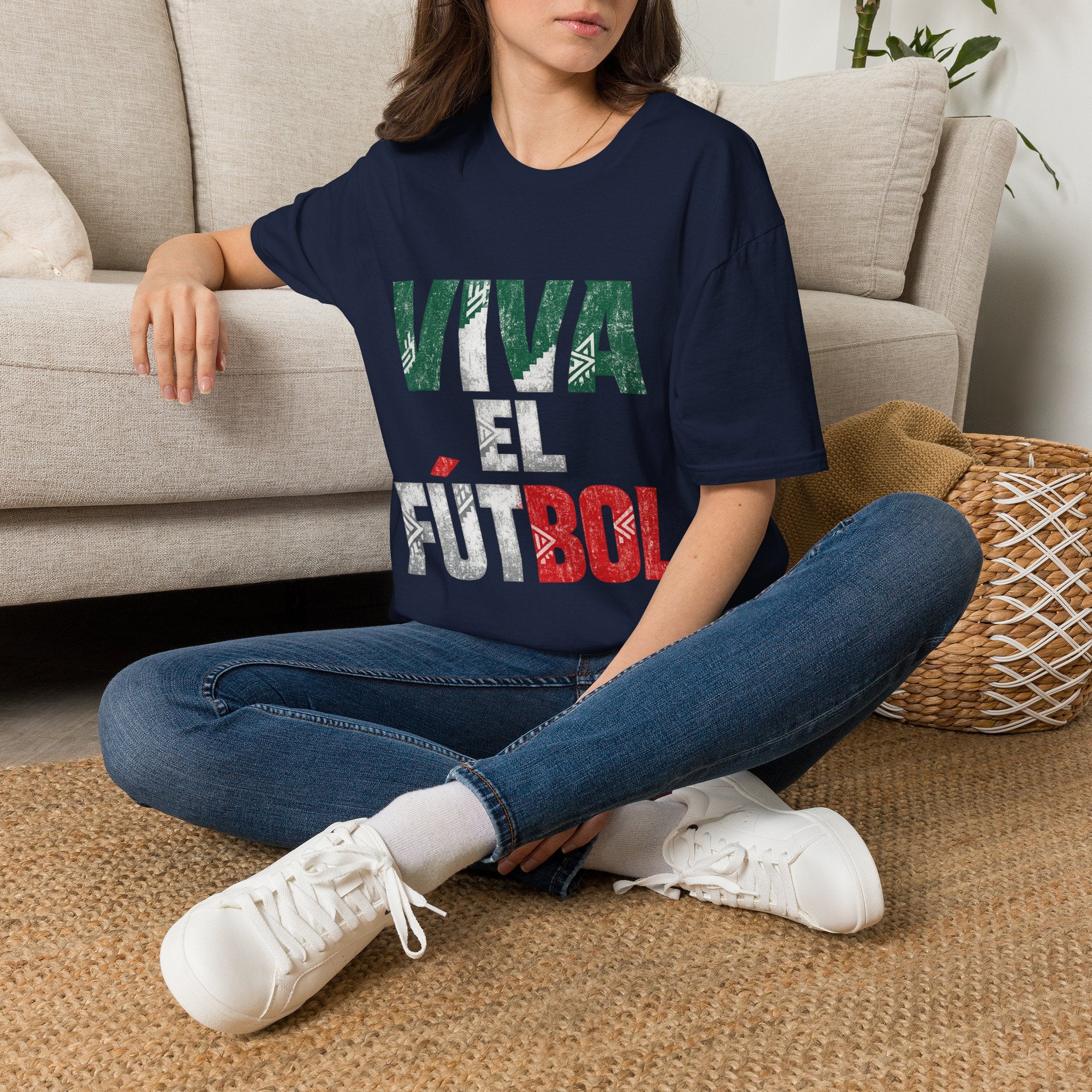 Mexico T-Shirt — "Viva El Fútbol" Mexican Soccer Graphic Tee