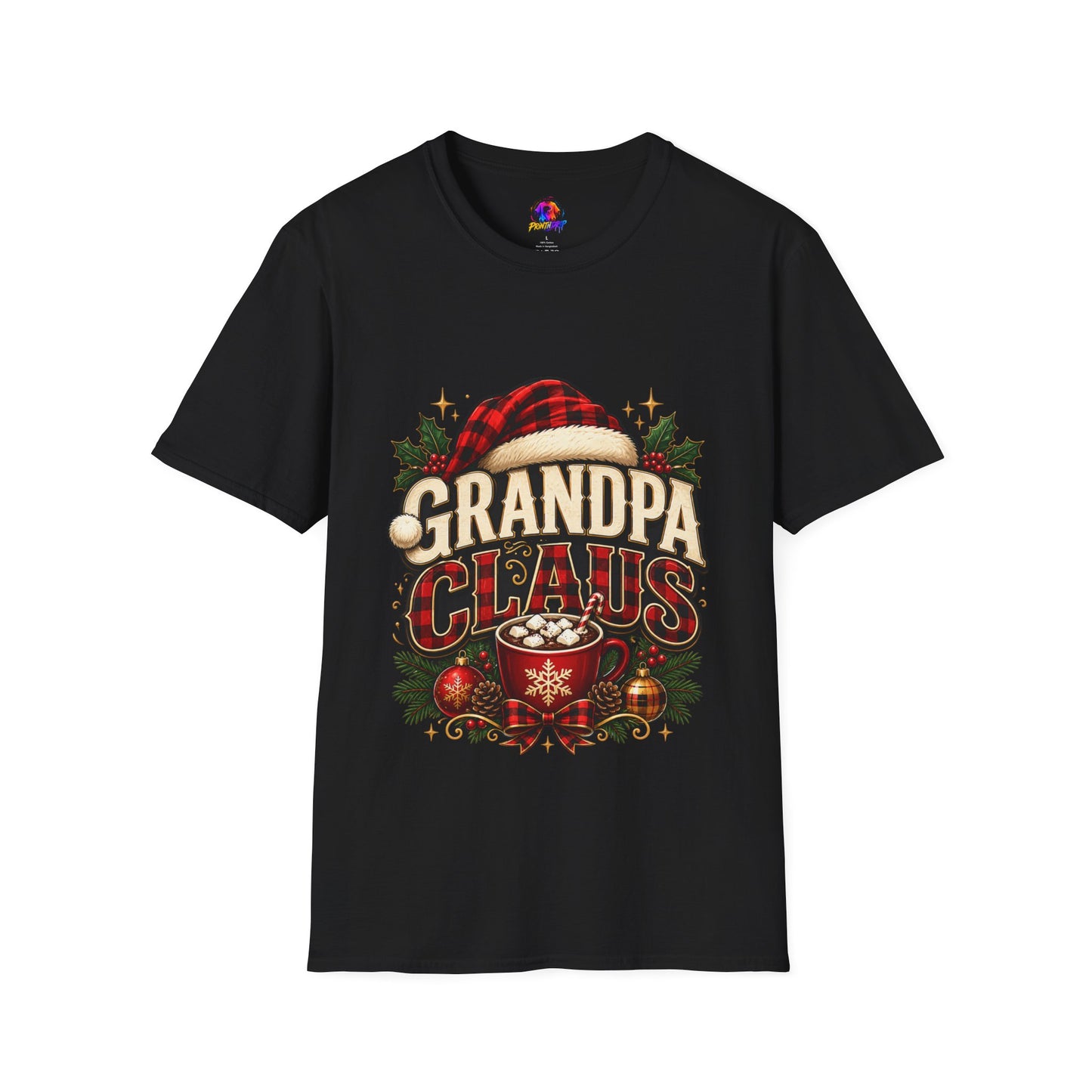 Christmas Grandpa Clause Unisex Softstyle T-Shirt