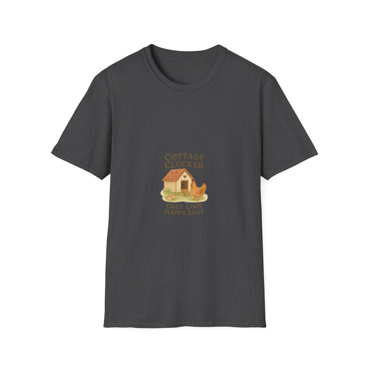 Cottage Clucker Cute Chicken Coop Tee - Farmhouse Aesthetic Graphic T-Shirt - Trending Now - September 2026