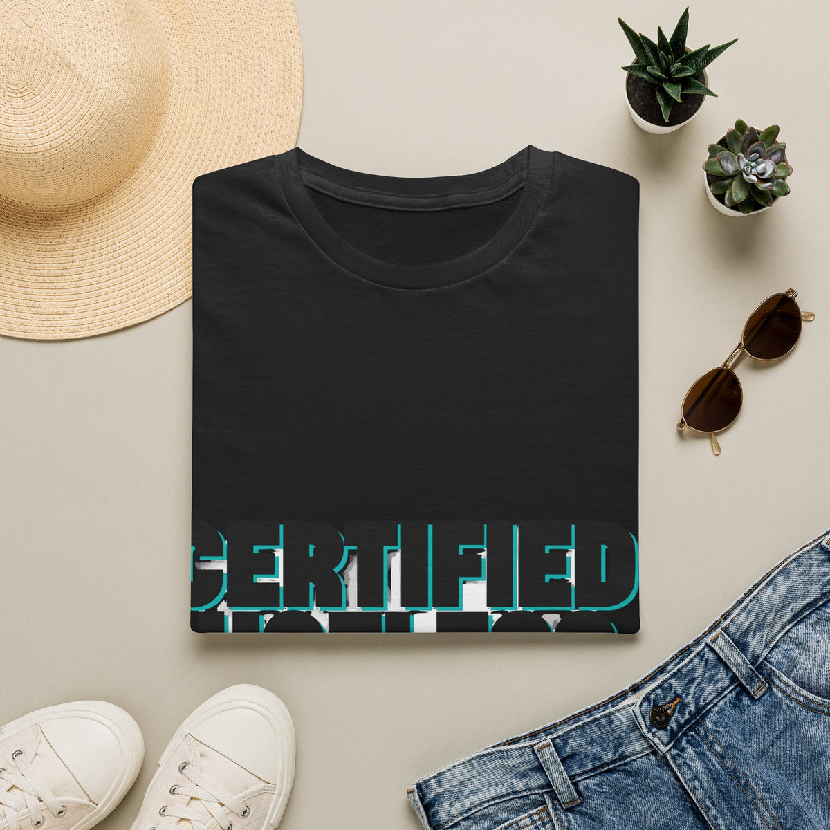 "Certified Useless Human" Block Typography Tee | Ironic Sarcastic Meme T-Shirt - Trending Now - September 2026