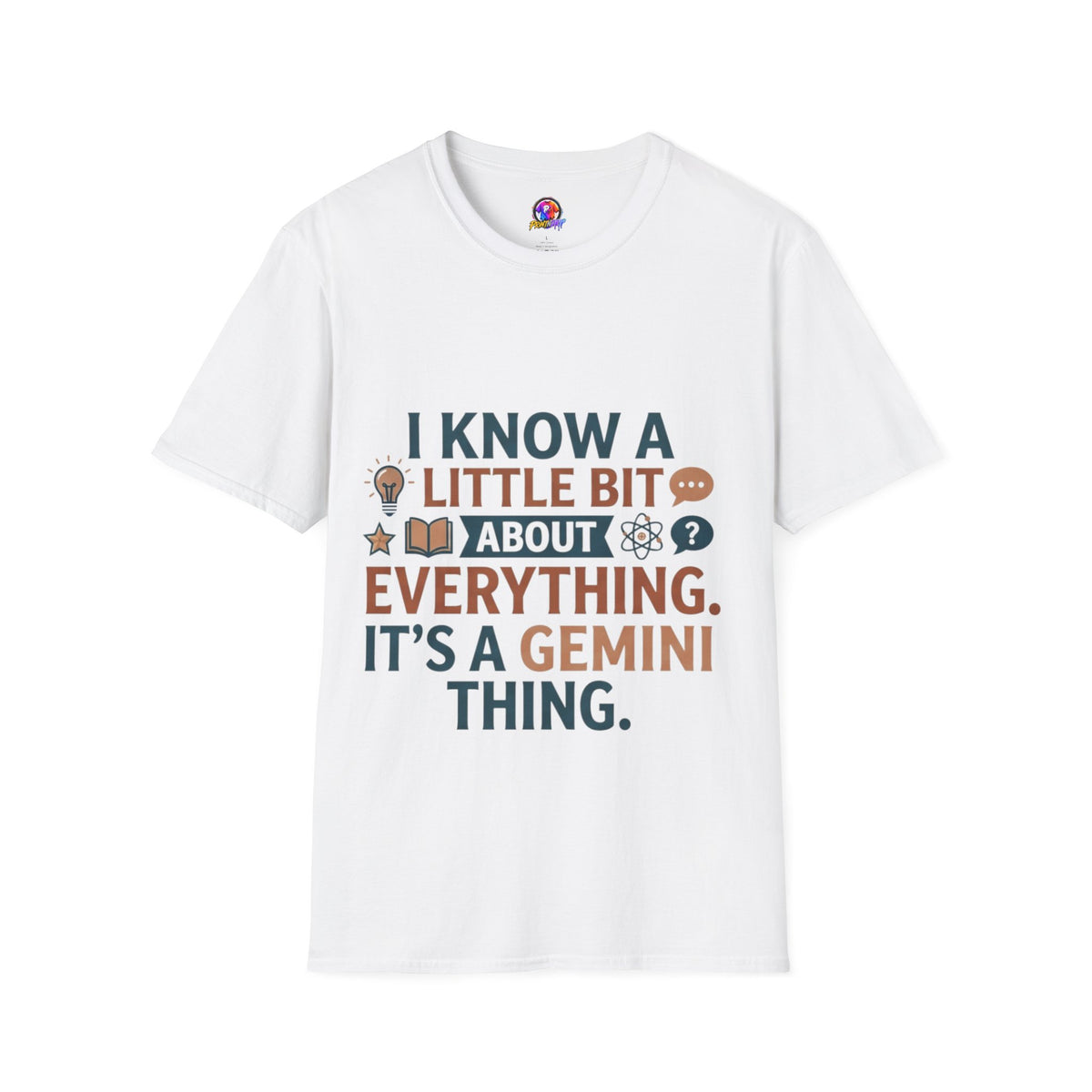 Gemini Funny Horoscope T‑Shirt — "I Know A Little Bit About Everything, It's A Gemini Thing"