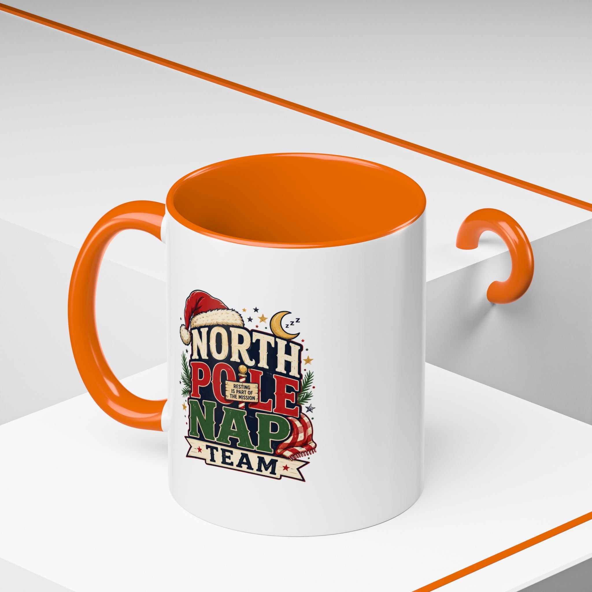 Accent Coffee Mug North Pole Nap