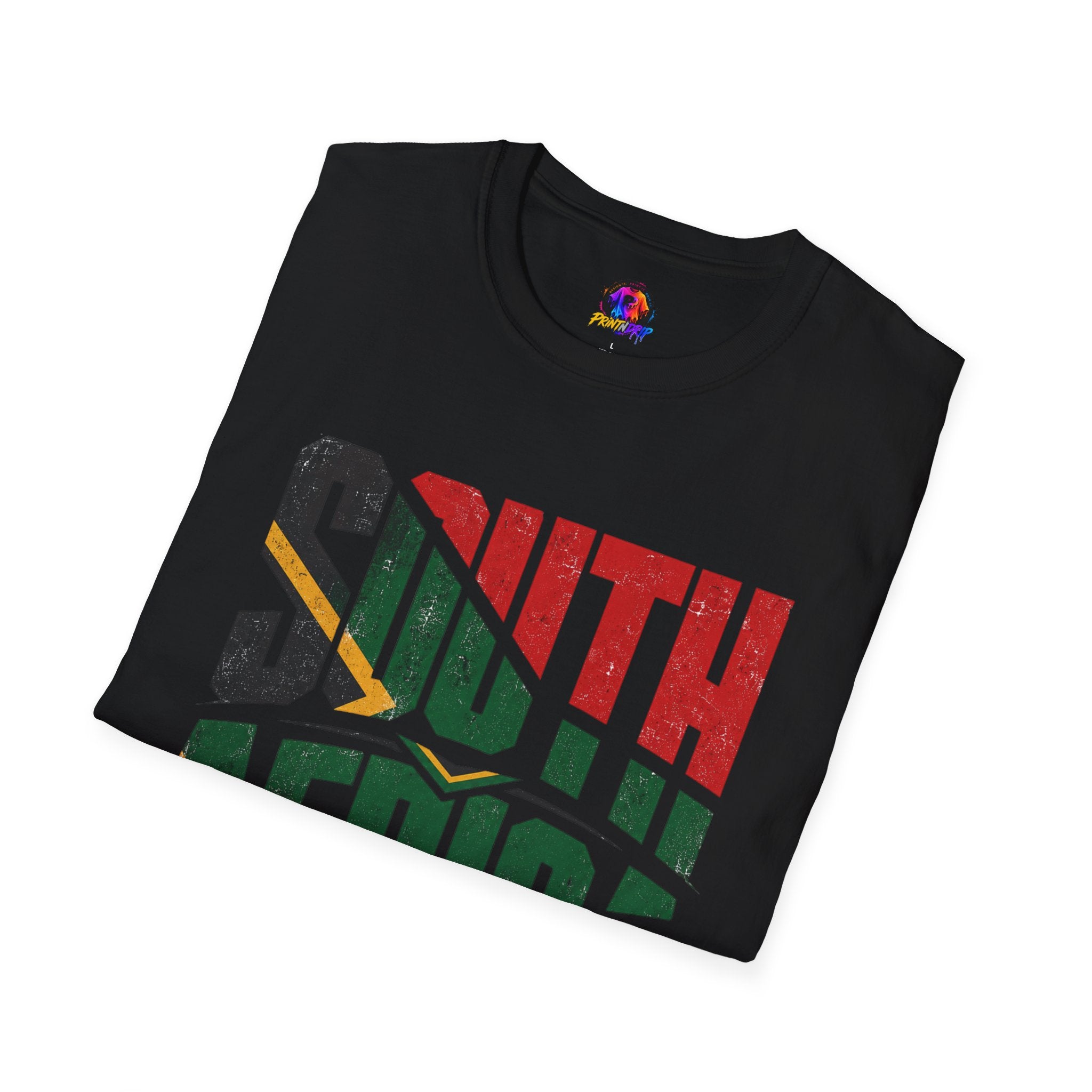 South Africa Soccer T-Shirt — Vintage Flag Football Fan Tee