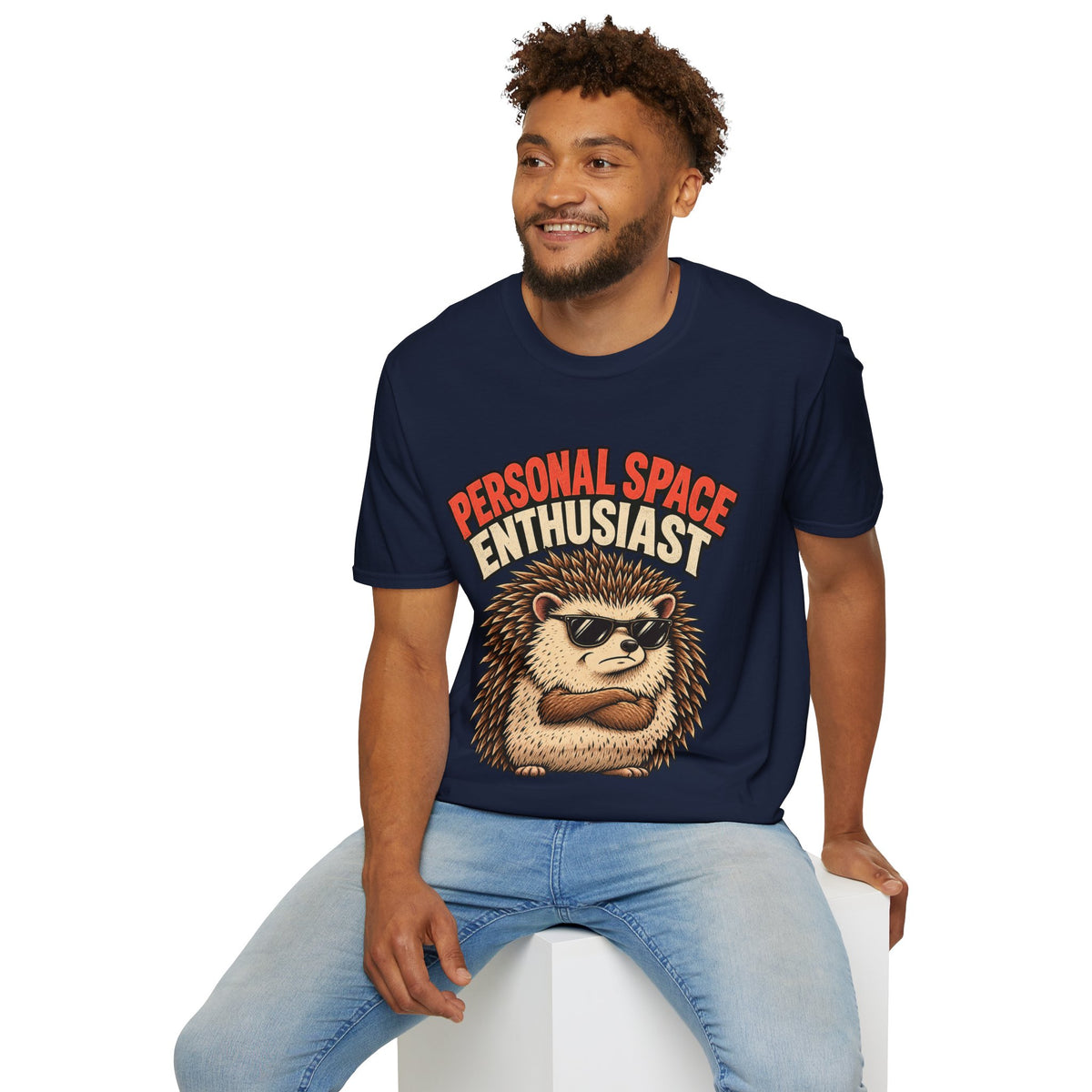 Personal Space Enthusiast T-Shirt — Funny Hedgehog Graphic Tee