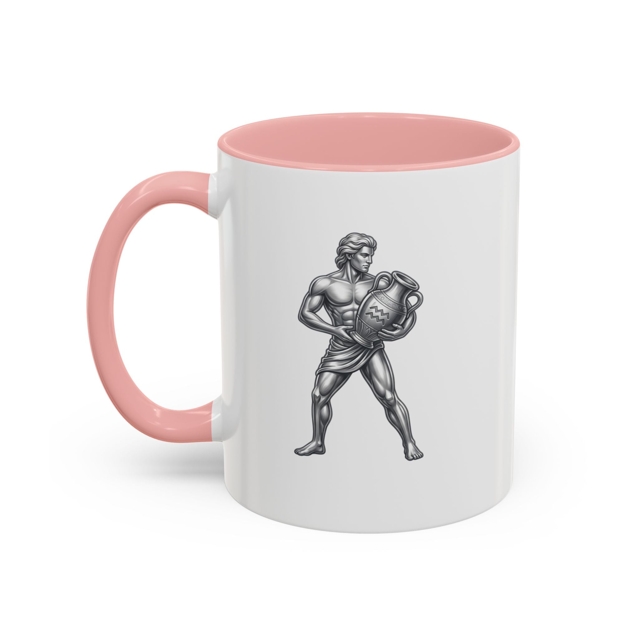 Aquarius Zodiac Accent Coffee Mug – Astrology Sign Gift