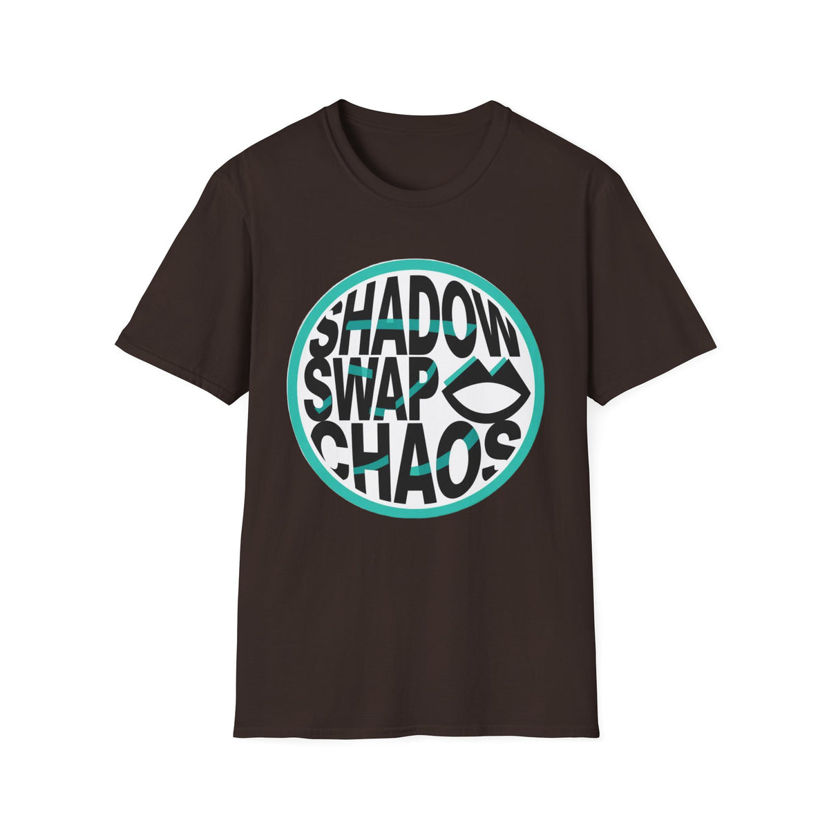 Shadow Swap Chaos T-Shirt — Retro Circular Surf/Skate Graphic Tee - Trending Now - August 2026