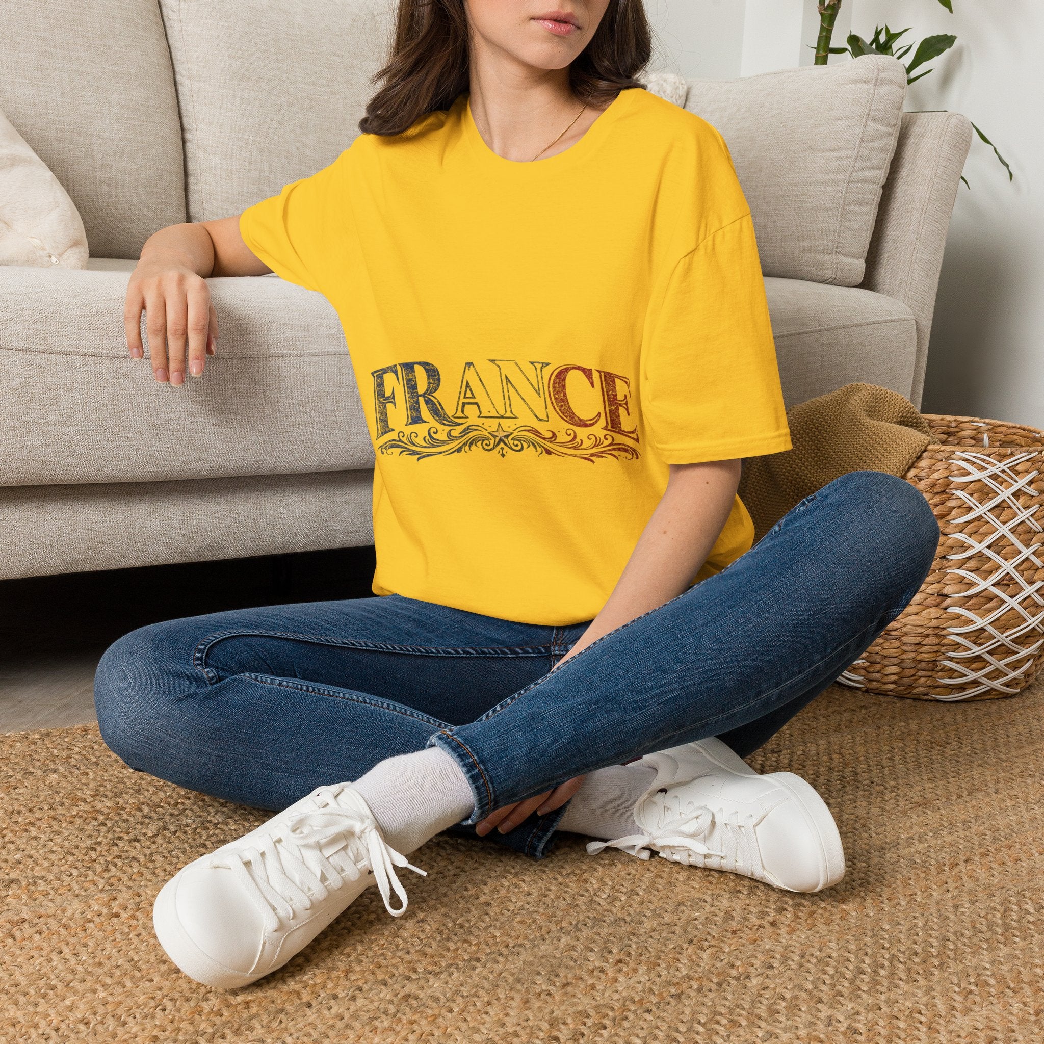 France Vintage Script T-Shirt