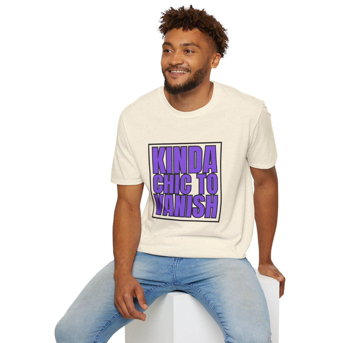 Kinda Chic to Vanish T-Shirt — Bold Purple Graphic Tee - Trending Now - August 2026