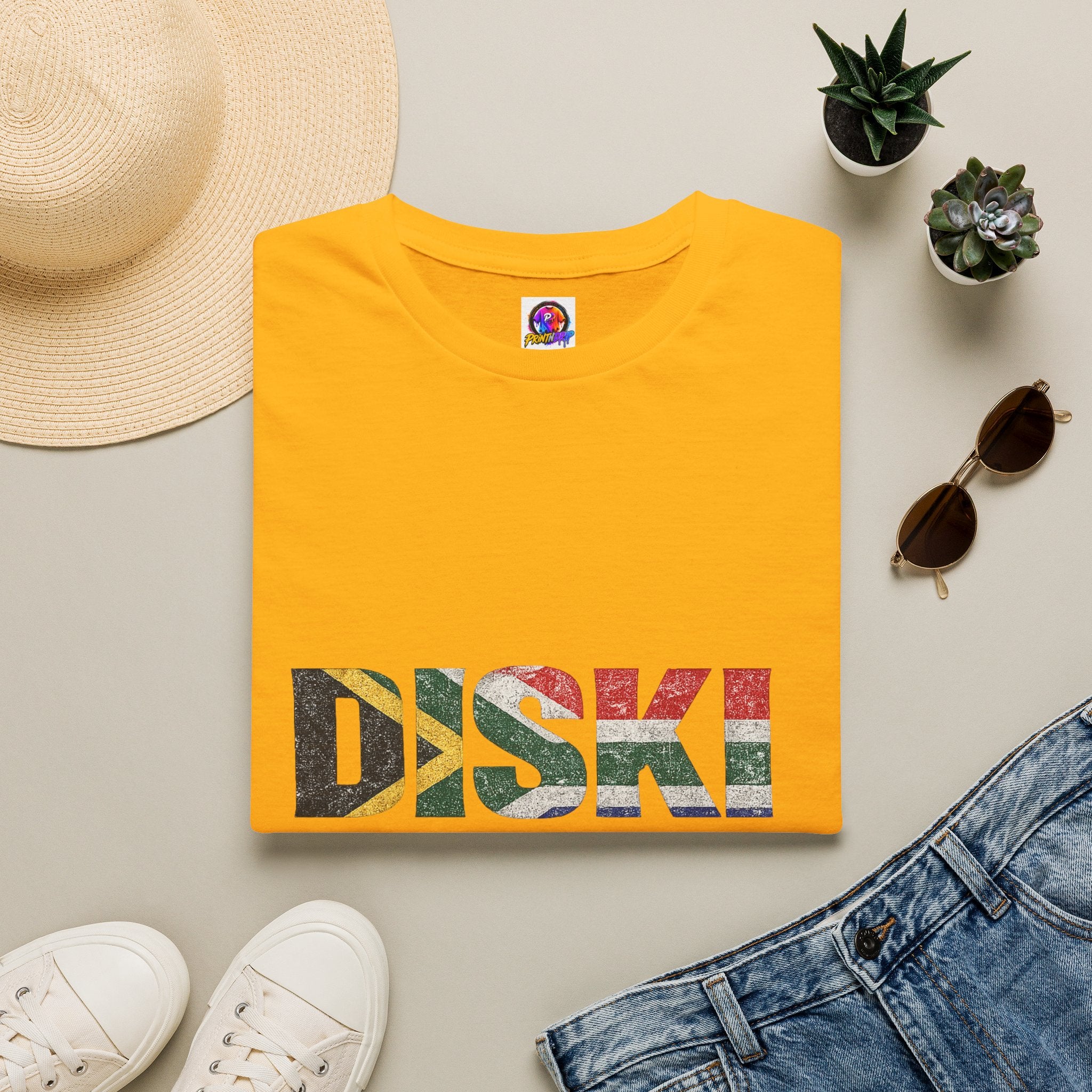 South Africa Diski T‑Shirt — "DISKI" South African Soccer Pride Tee