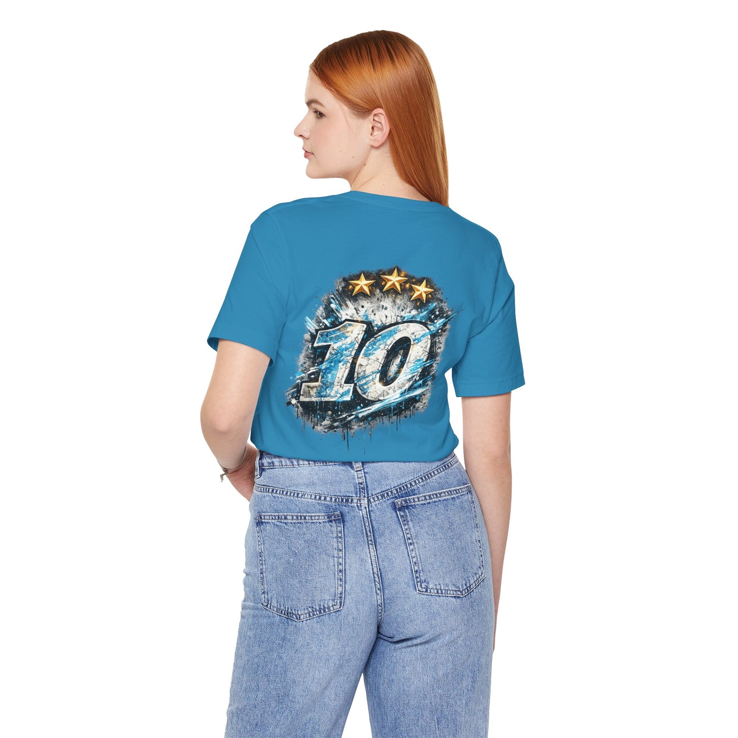 Buenos Aires Nights T‑Shirt — '10' Grunge Graphic Tee - Argentina No. 10