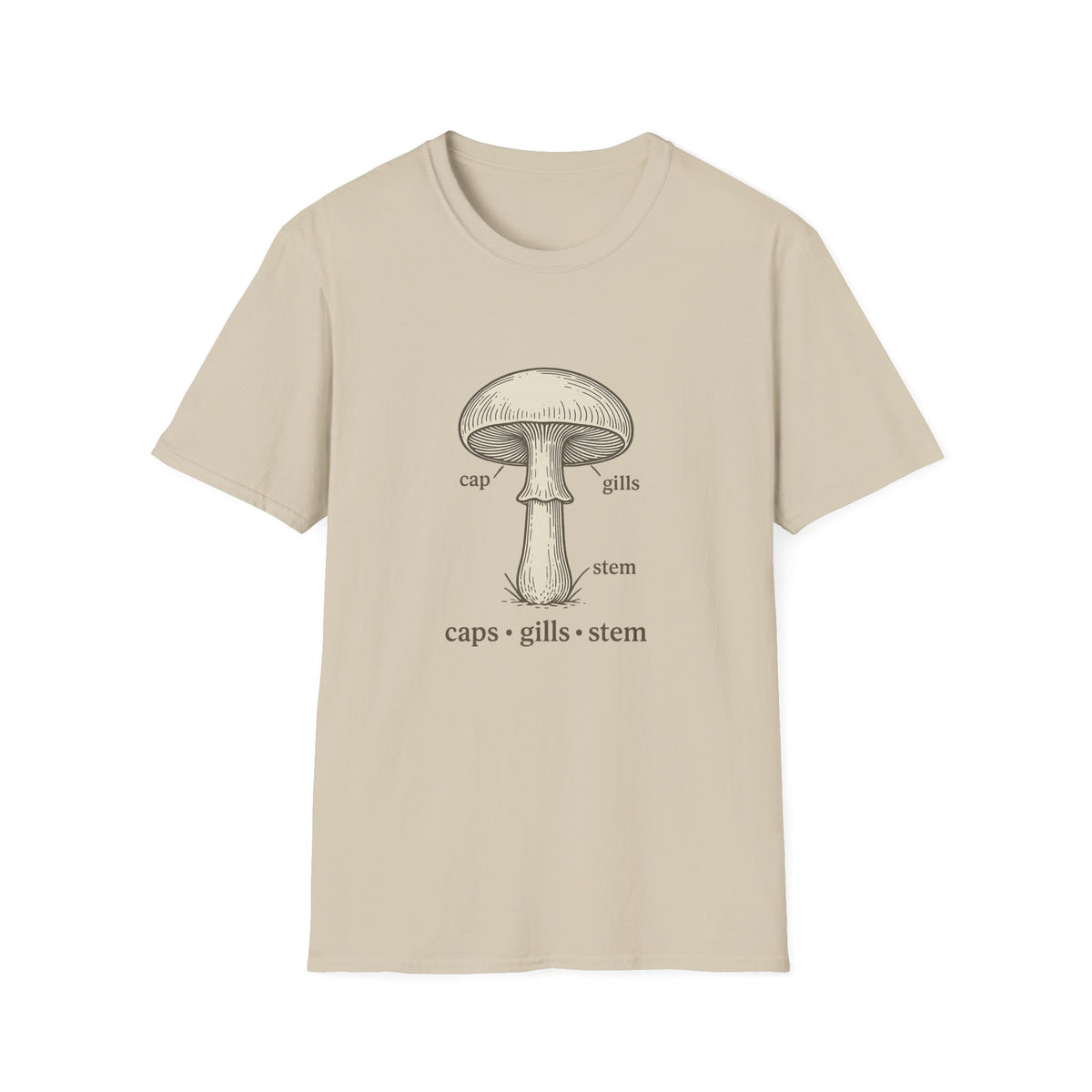 Minimal Mushroom Tee — Vintage Botanical Mushroom Graphic T‑Shirt - Trending Now - August 2026
