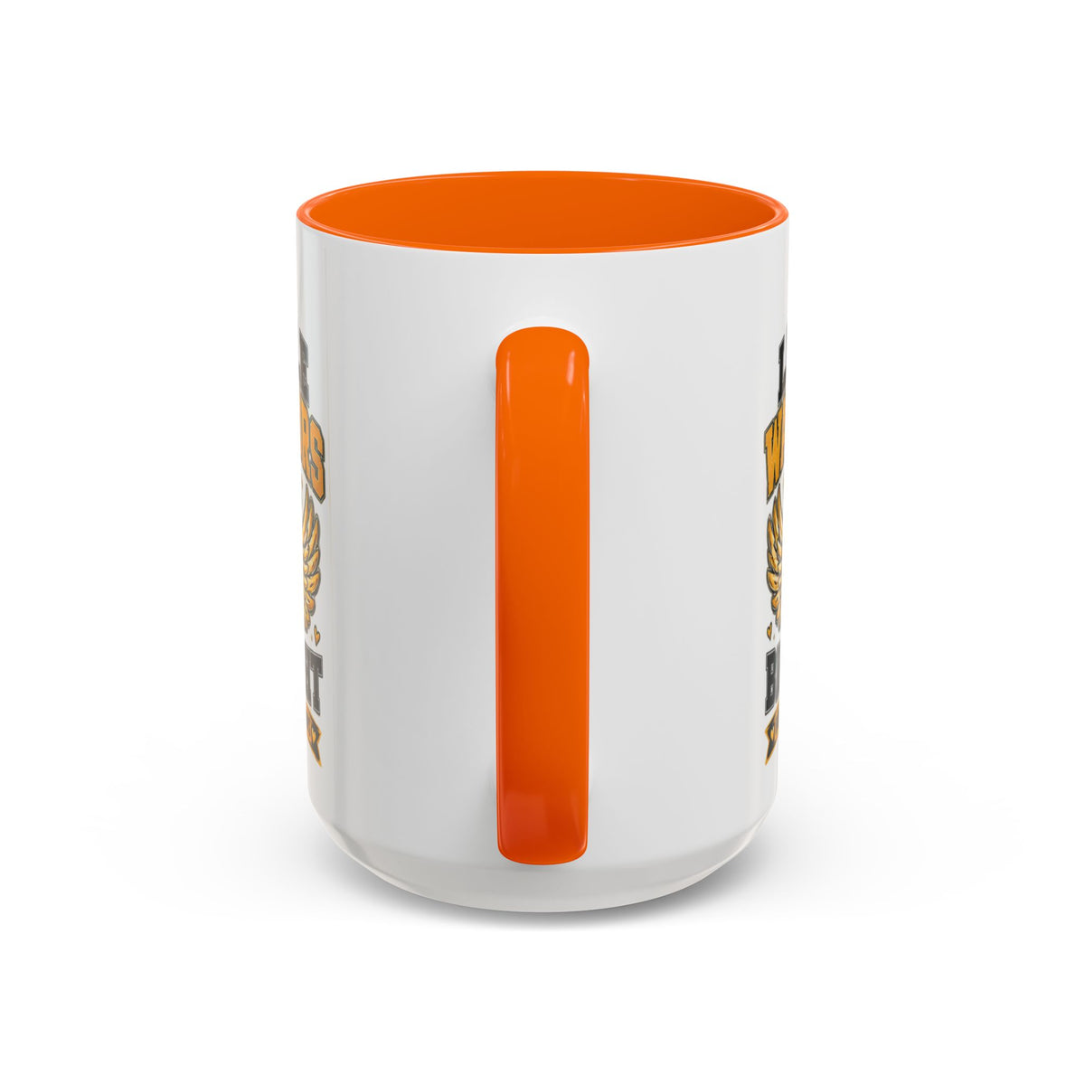 Little Warriors Big Fight Childhood Cancer Awareness Coffee Mug — Gold Ribbon Support Accent Mug