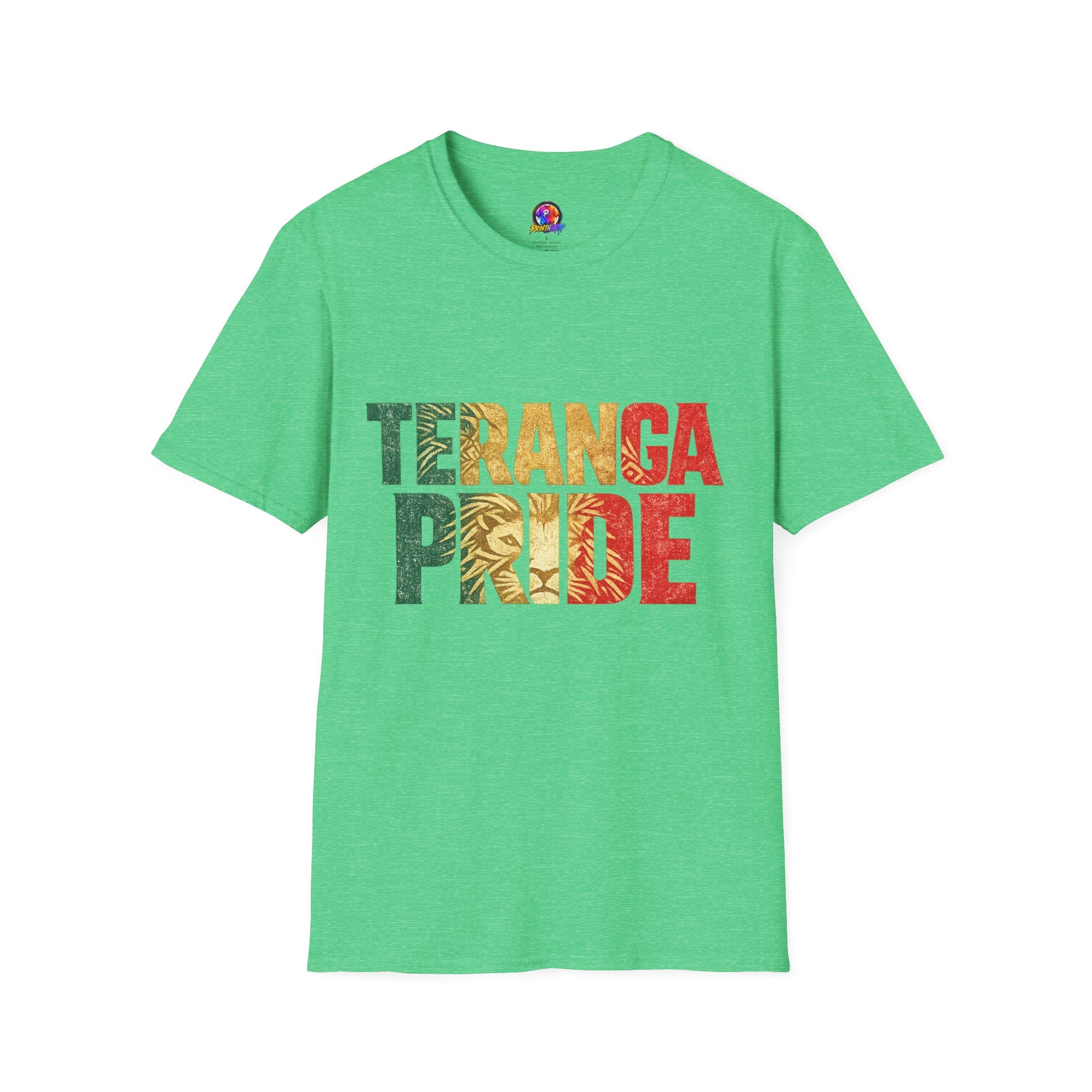 Senegal Teranga Pride T-Shirt — Senegal Flag Colors & Lion Graphic