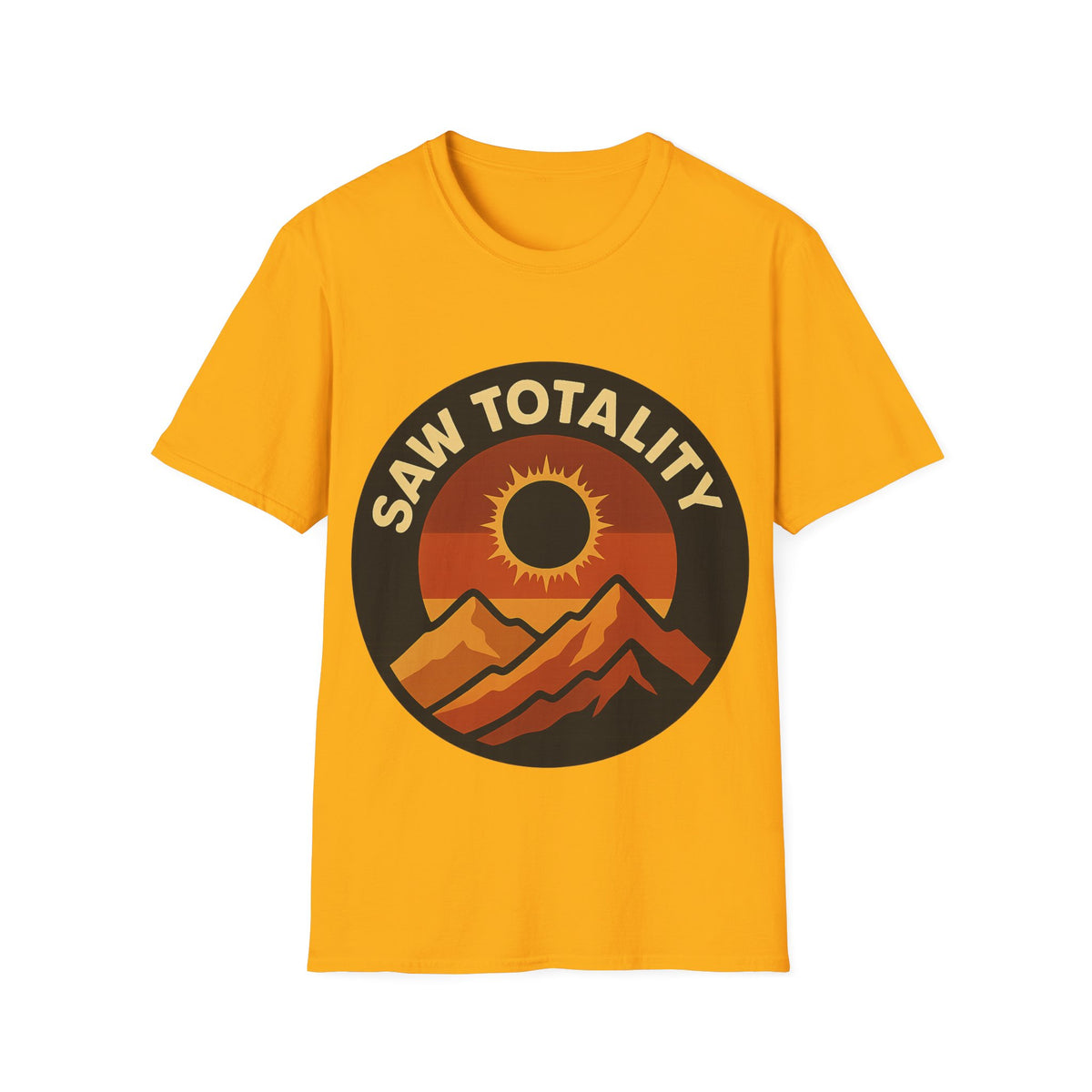 I Saw Totality Solar Eclipse Graphic Tee - Retro Nature Mountain T-Shirt - Trending Now - September 2026