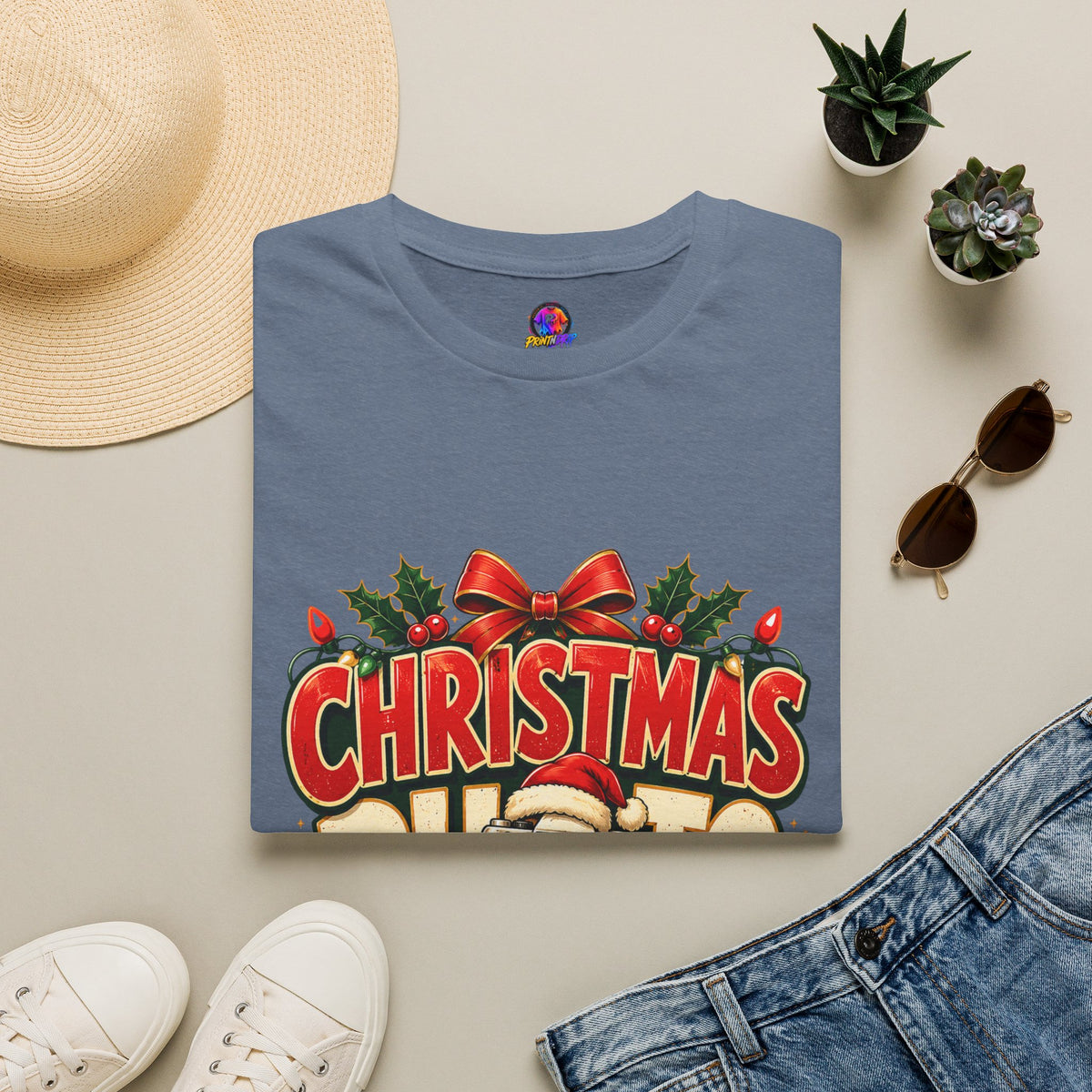 Christmas Photo Survivor T-Shirt — Funny Holiday Graphic Tee
