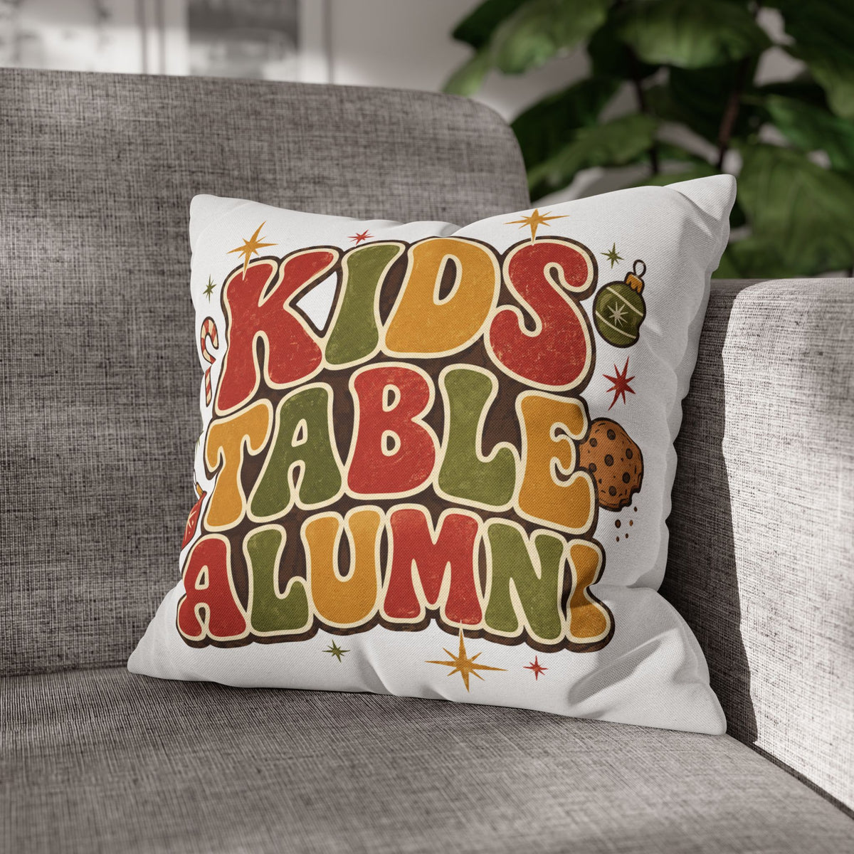Christmas Kids Table Alumni Holiday Pillowcase