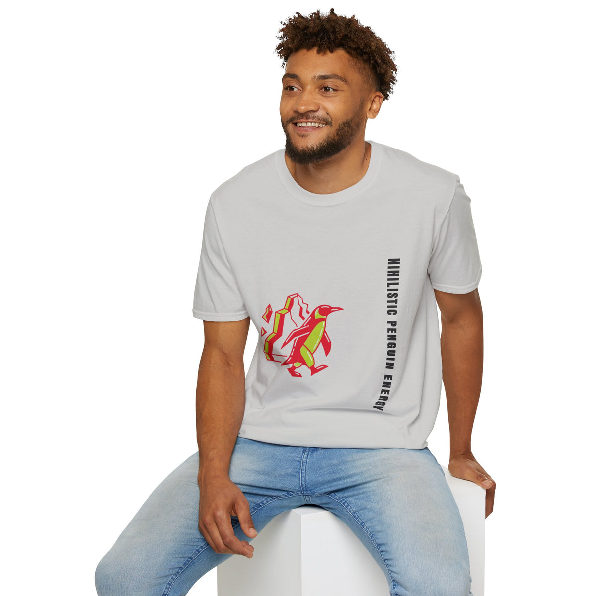 Penguin Mountains T-Shirt — Stylized Colorblock Penguin Graphic Tee - Trending Now - September 2026