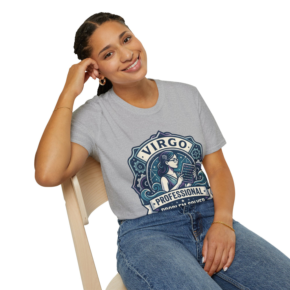Virgo 'Professional Problem Solver' T-Shirt — Zodiac Astrology Tee for Women