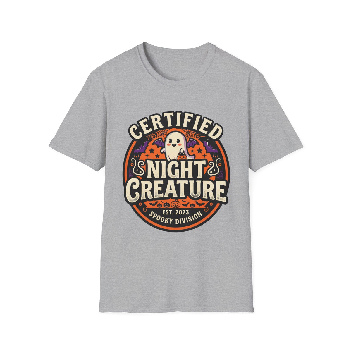 Certified Night Creature T-Shirt – Funny Halloween Bat Lover Tee - Trending Now - August 2026