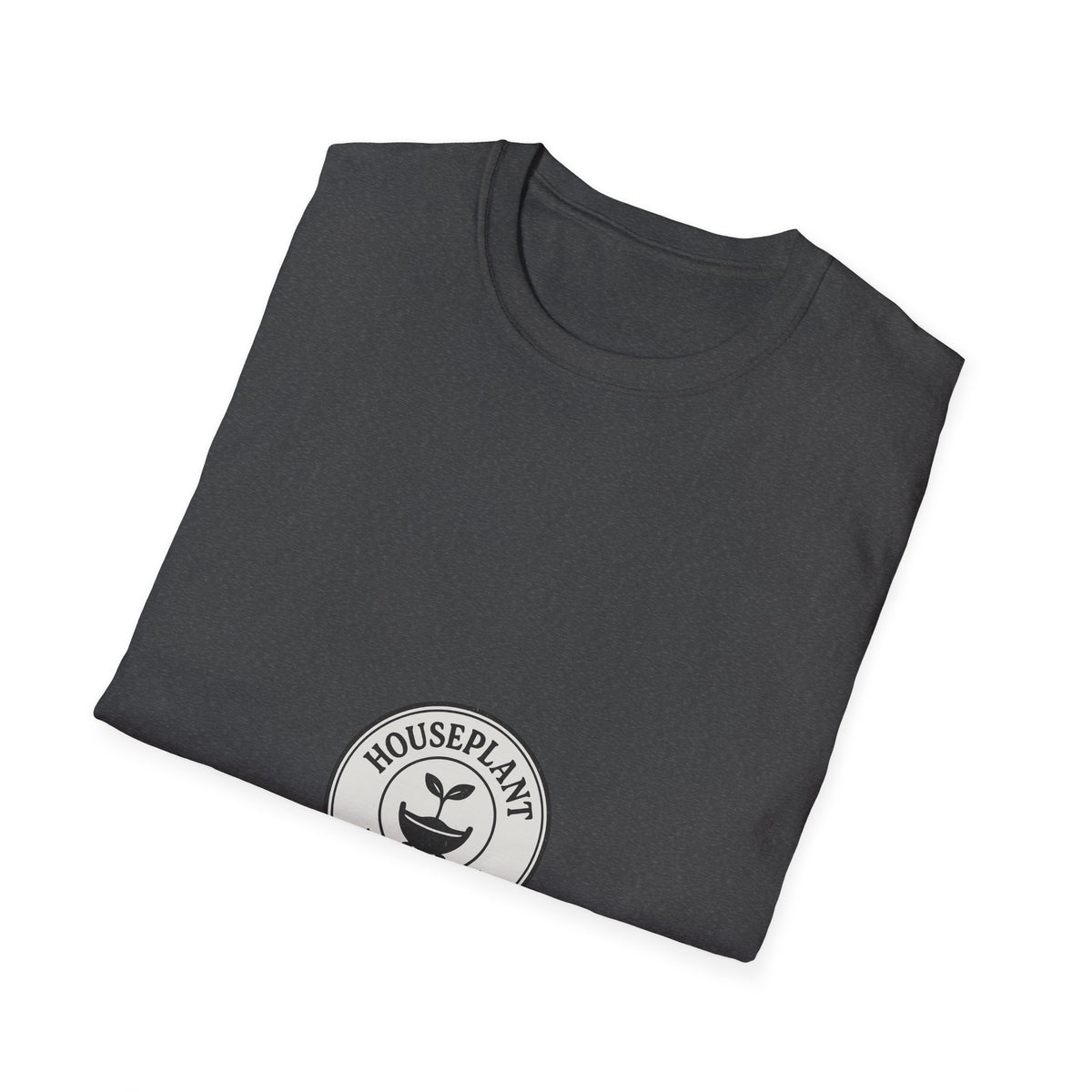 "Houseplant Midwife" Retro Circular Emblem Tee - Funny Plant Parent Propagation White T-Shirt - Trending Now - September 2026