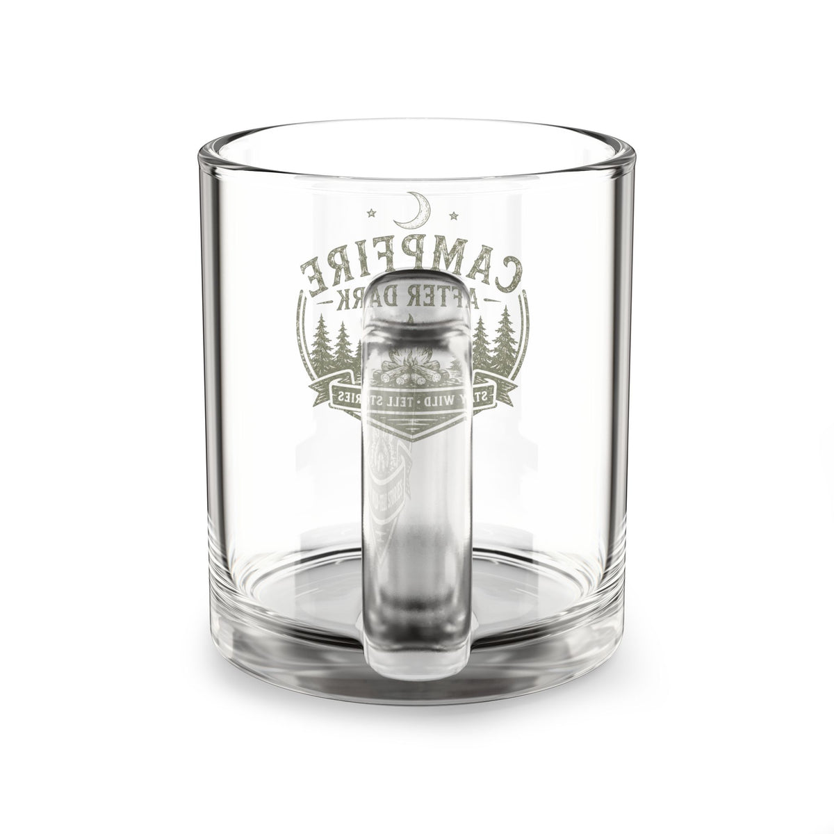Glass Mug, 10oz Milo Bailey Dog Dad Mom Glass Mug, 10oz