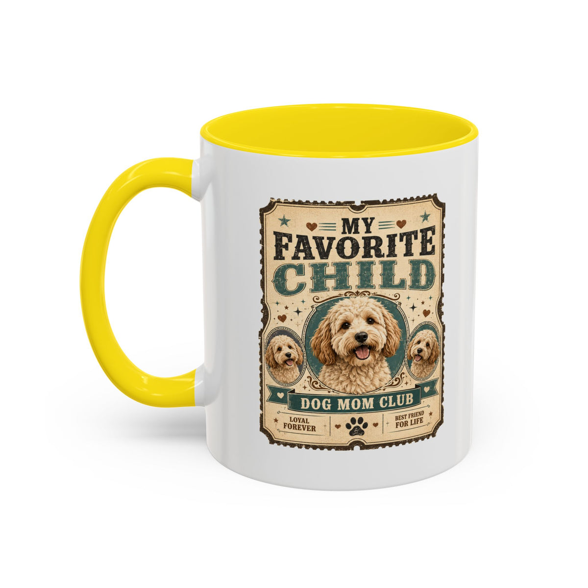 Milo Bailey Dog Dad Mom My Favorite Child Dog Mom Coffee Mug — Funny Dog Mom Gift
