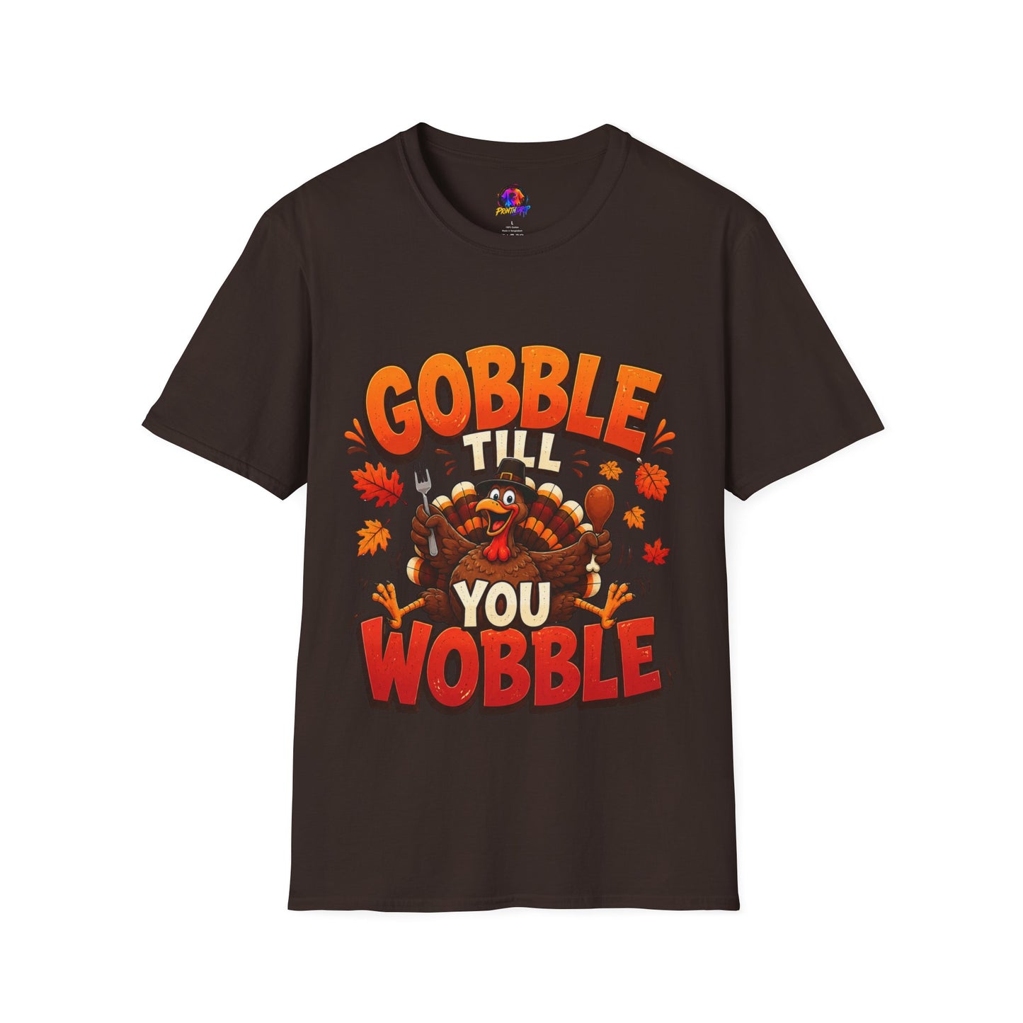 Gobble 'Til You Wobble Thanksgiving T-Shirt