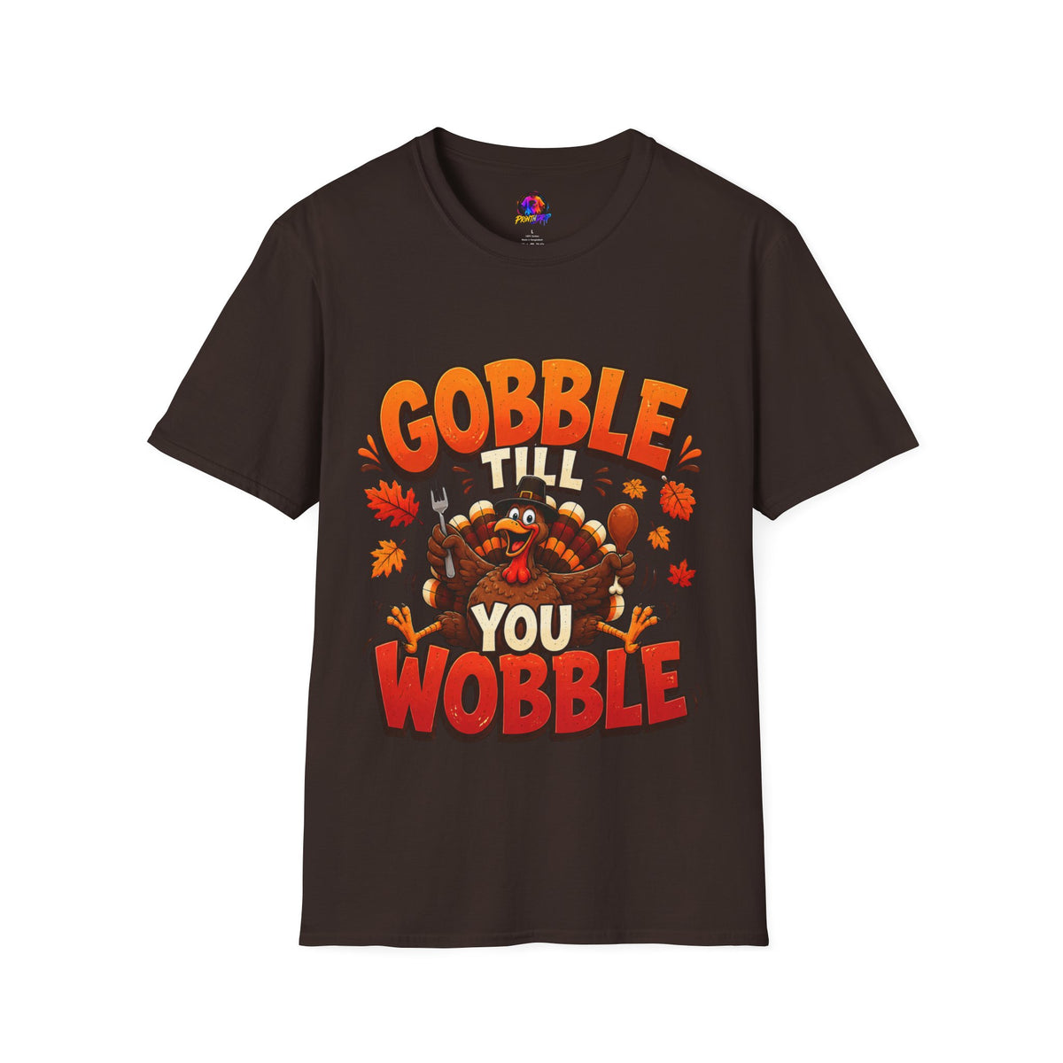 Thanksgiving T-Shirt Gobble 'Til You Wobble Thanksgiving T-Shirt