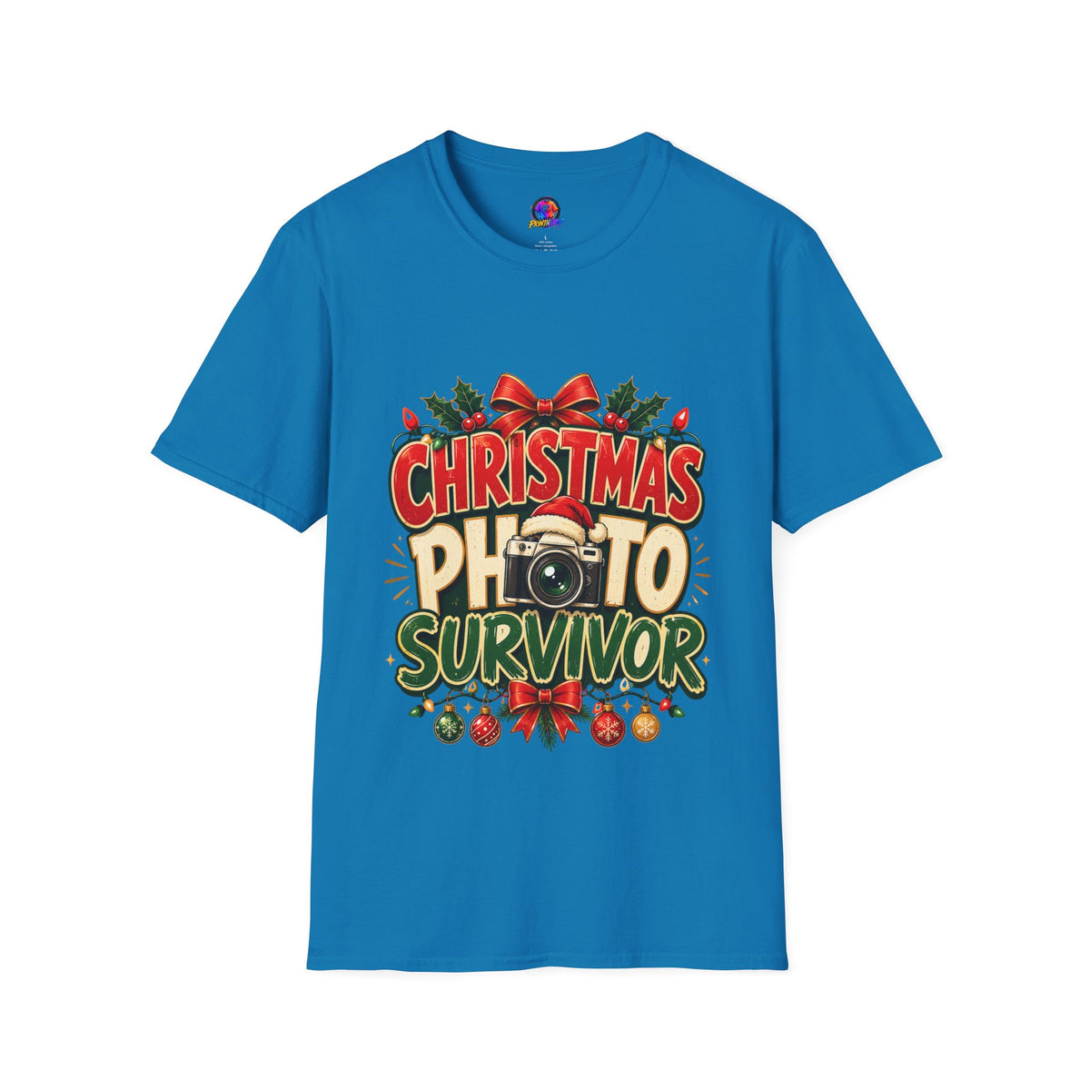 Christmas Photo Survivor T-Shirt — Funny Holiday Graphic Tee