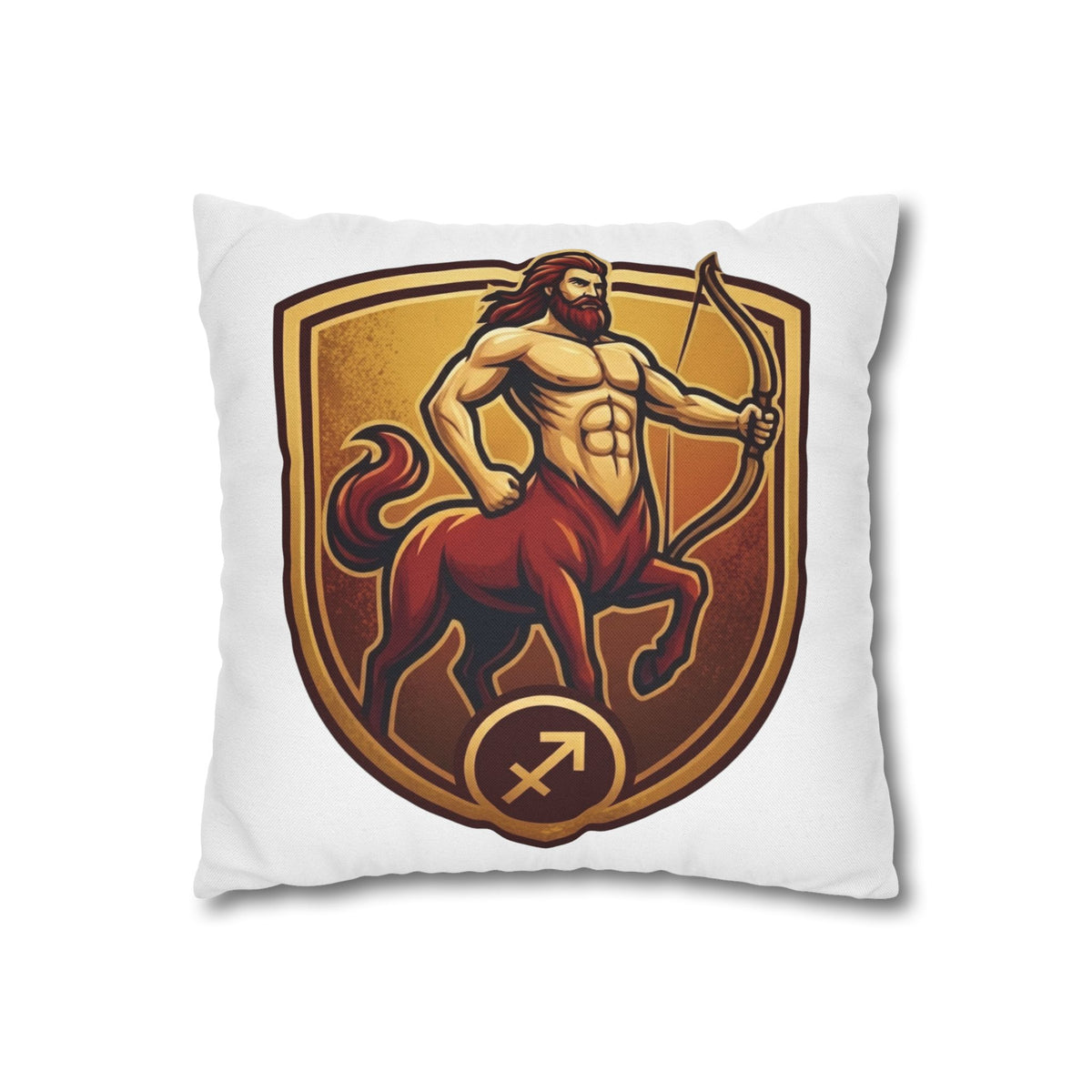 Sagittarius Centaur Zodiac Pillowcase — Archer Constellation Decorative Cushion