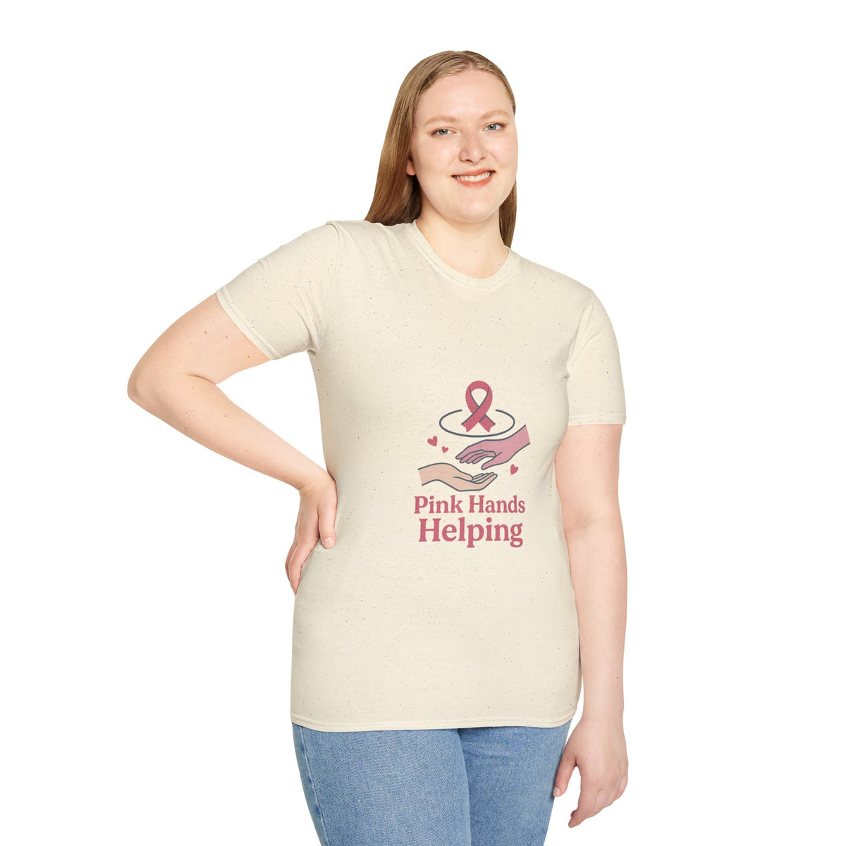 Breast Cancer Support T-Shirt — Pink Hands Helping Tee - Trending Now - October 2026