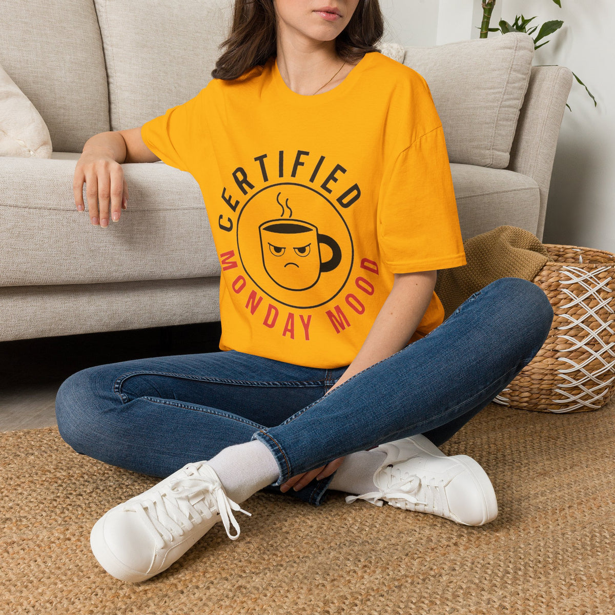 Certified Monday Mood T-Shirt — Funny Coffee Lover Tee - Trending Now - August 2026