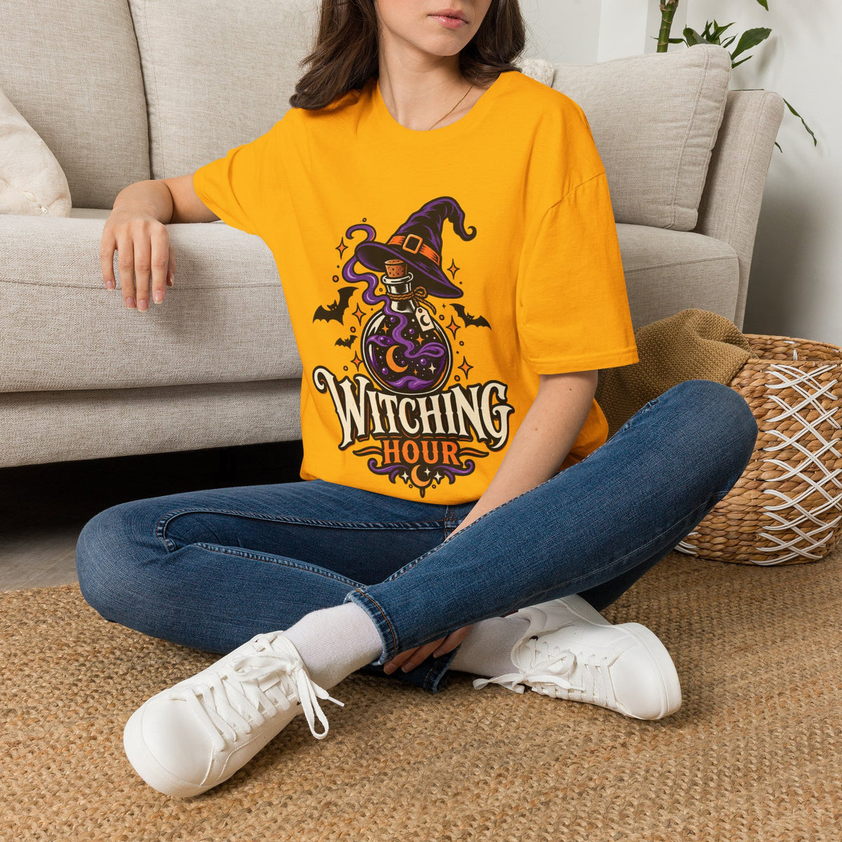 Witching Hour T-Shirt — Halloween Witch Potion Graphic Tee
