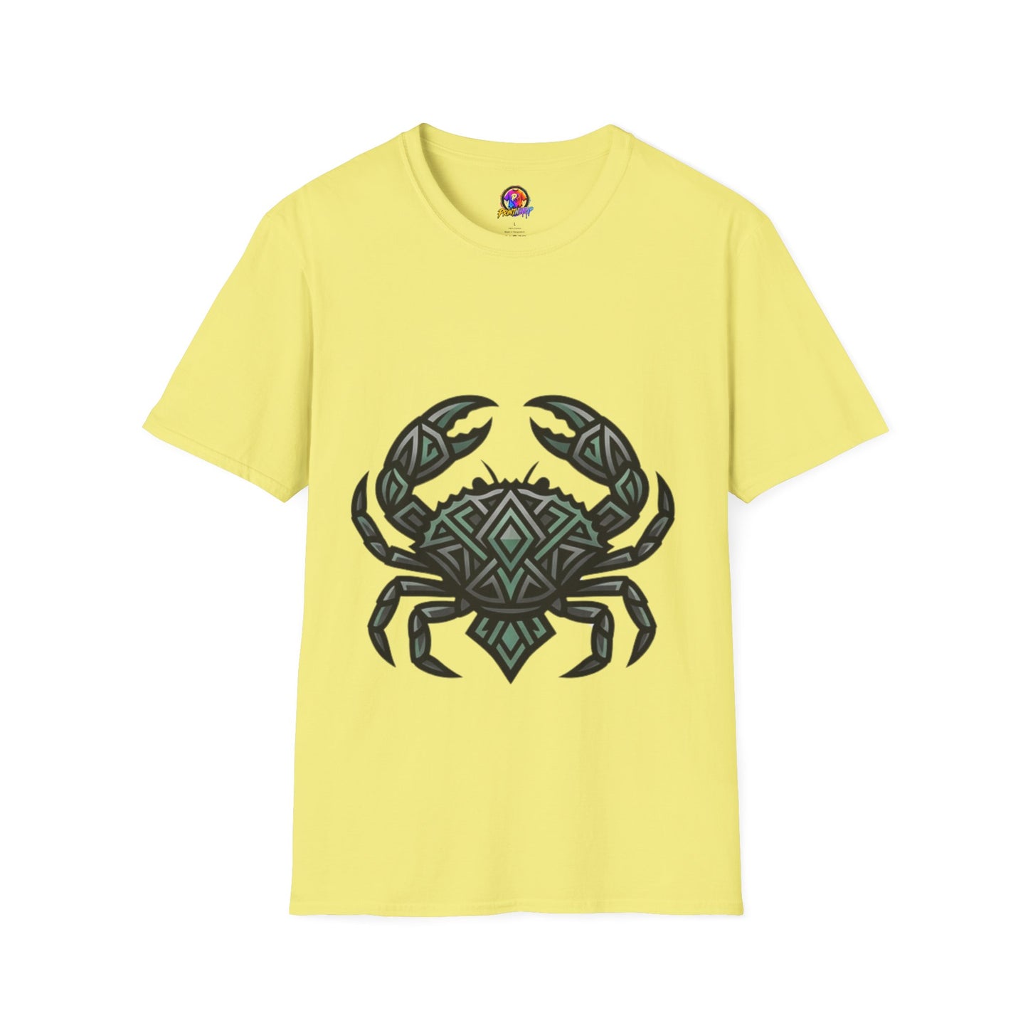 Crab Tribal Graphic T-Shirt — Nautical Beachy Zodiac Style
