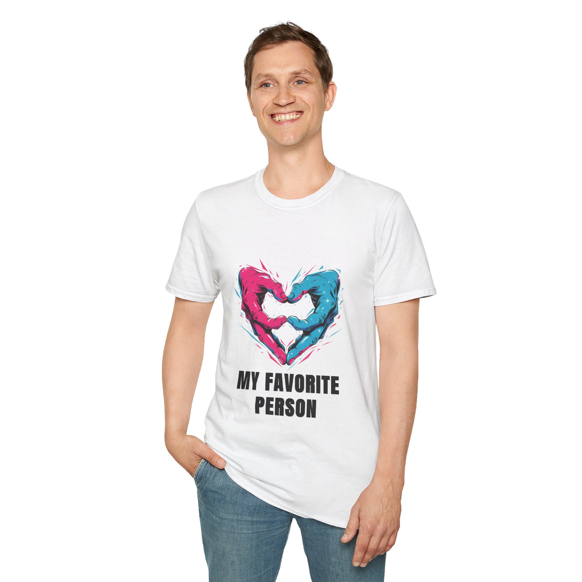 Heart Hands T-Shirt — “My Favorite Person” Couples Graphic Tee - Trending Now - August 2026