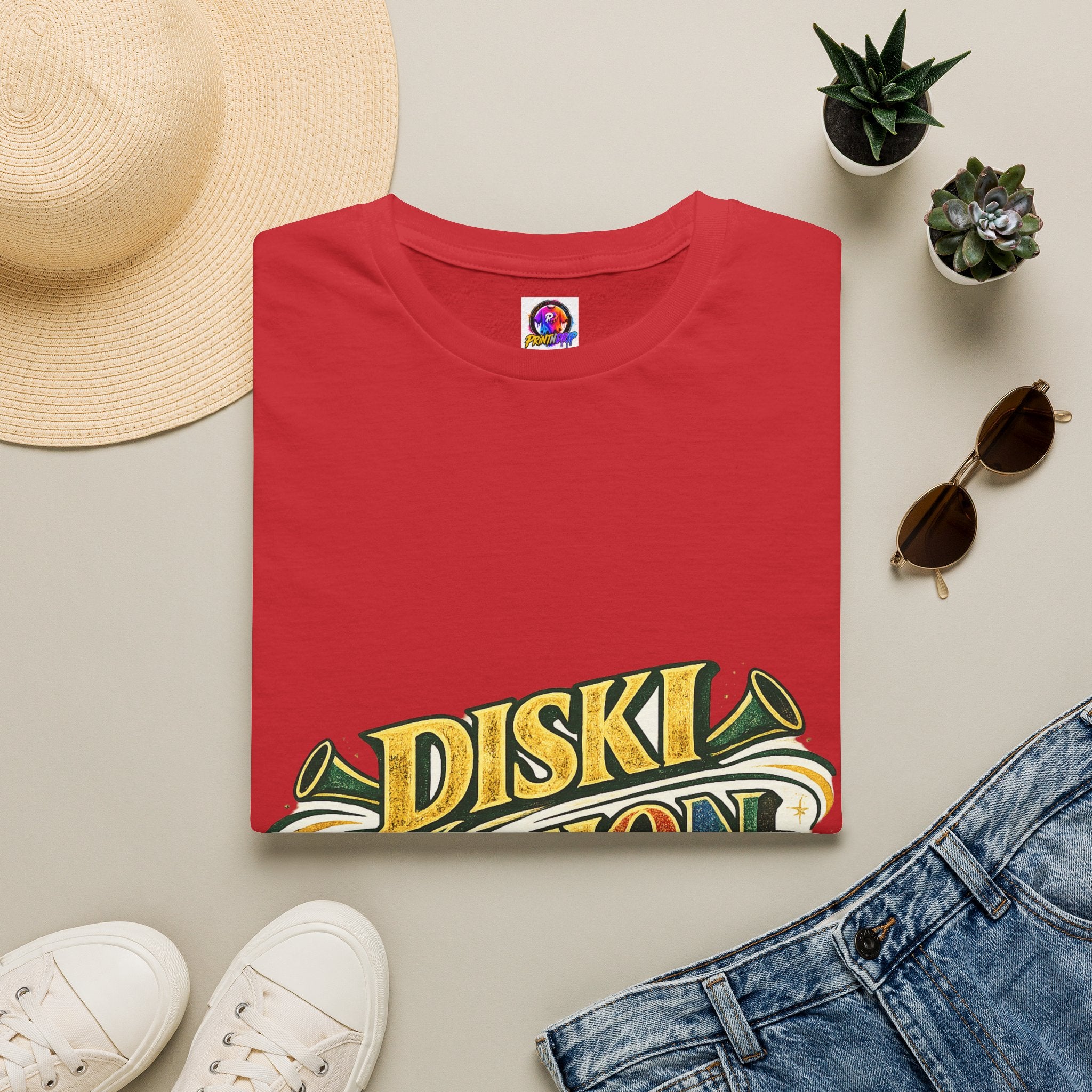 South Africa Diski Nation T-Shirt — Retro Reggae Graphic Tee