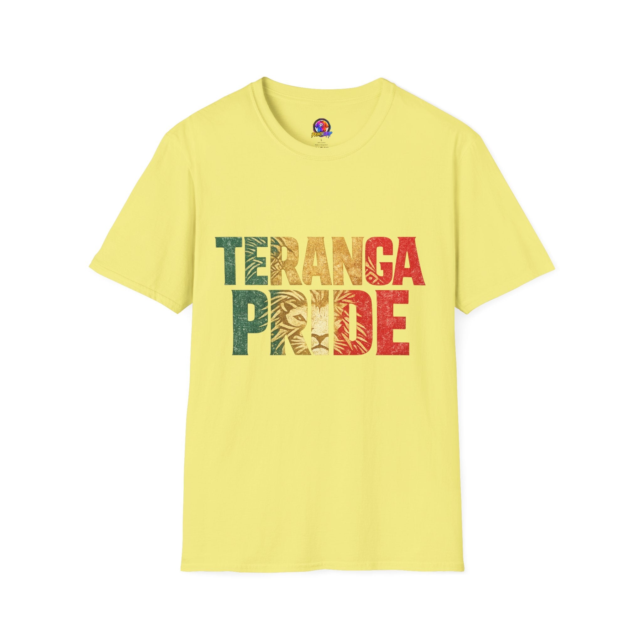 Senegal Teranga Pride T-Shirt — Senegal Flag Colors & Lion Graphic