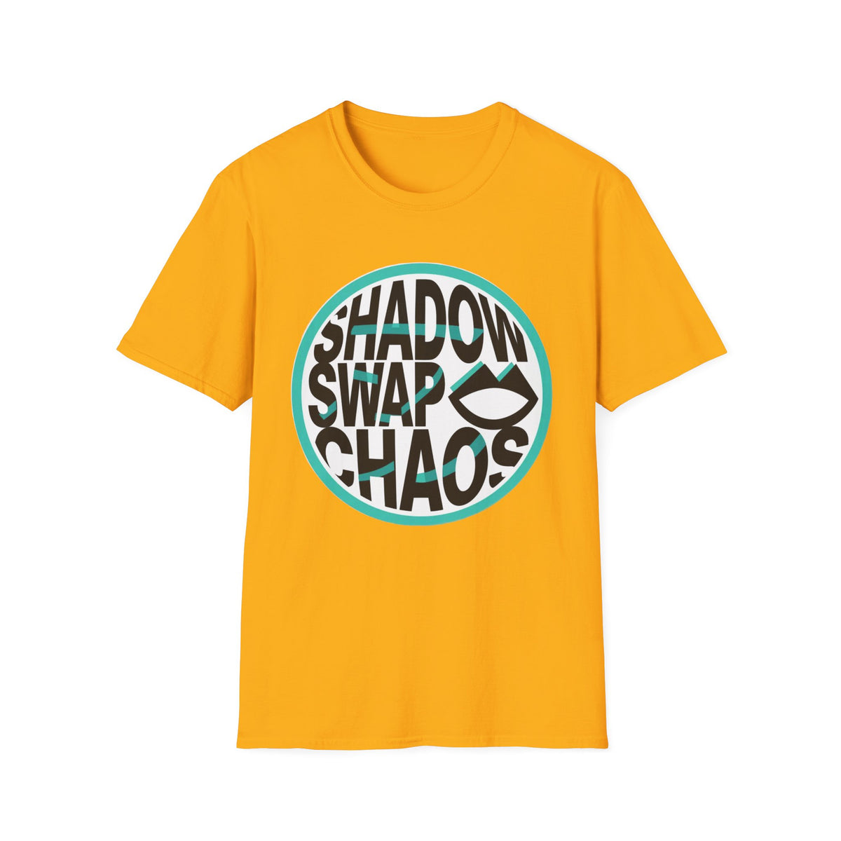 Shadow Swap Chaos T-Shirt — Retro Circular Surf/Skate Graphic Tee - Trending Now - August 2026