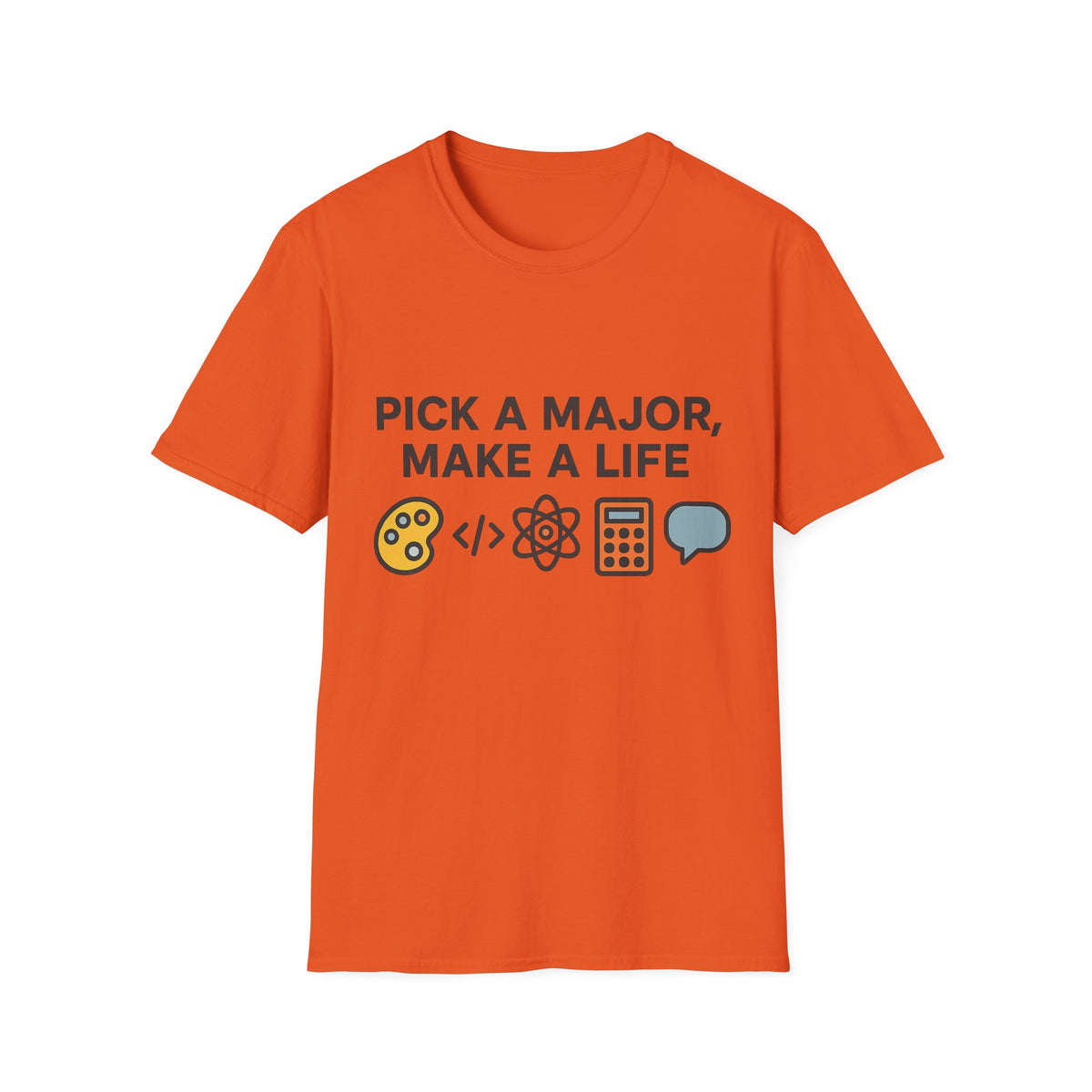 Pick a Major T-Shirt — Funny College Major Emoji Tee - Trending Now - August 2026