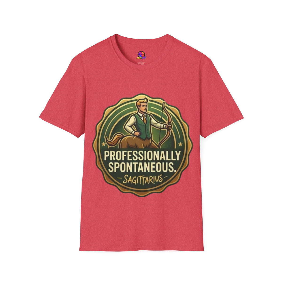 Sagittarius Archer T‑Shirt — "Professionally Spontaneous" Zodiac Tee