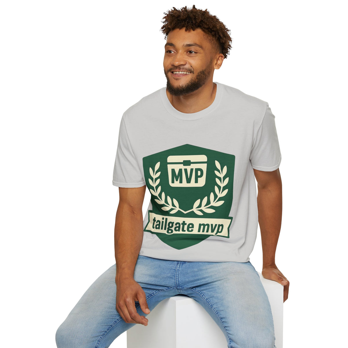 MVP Tailgate T-Shirt — Vintage Green MVP Badge Tee - Trending Now - August 2026
