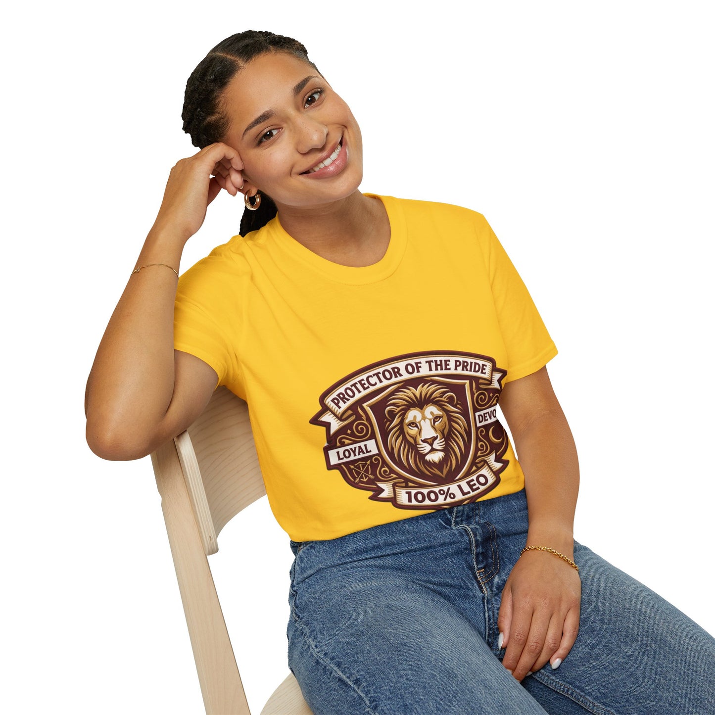 Protector of the Pride Lion T-Shirt — 100% Leo Zodiac Tee