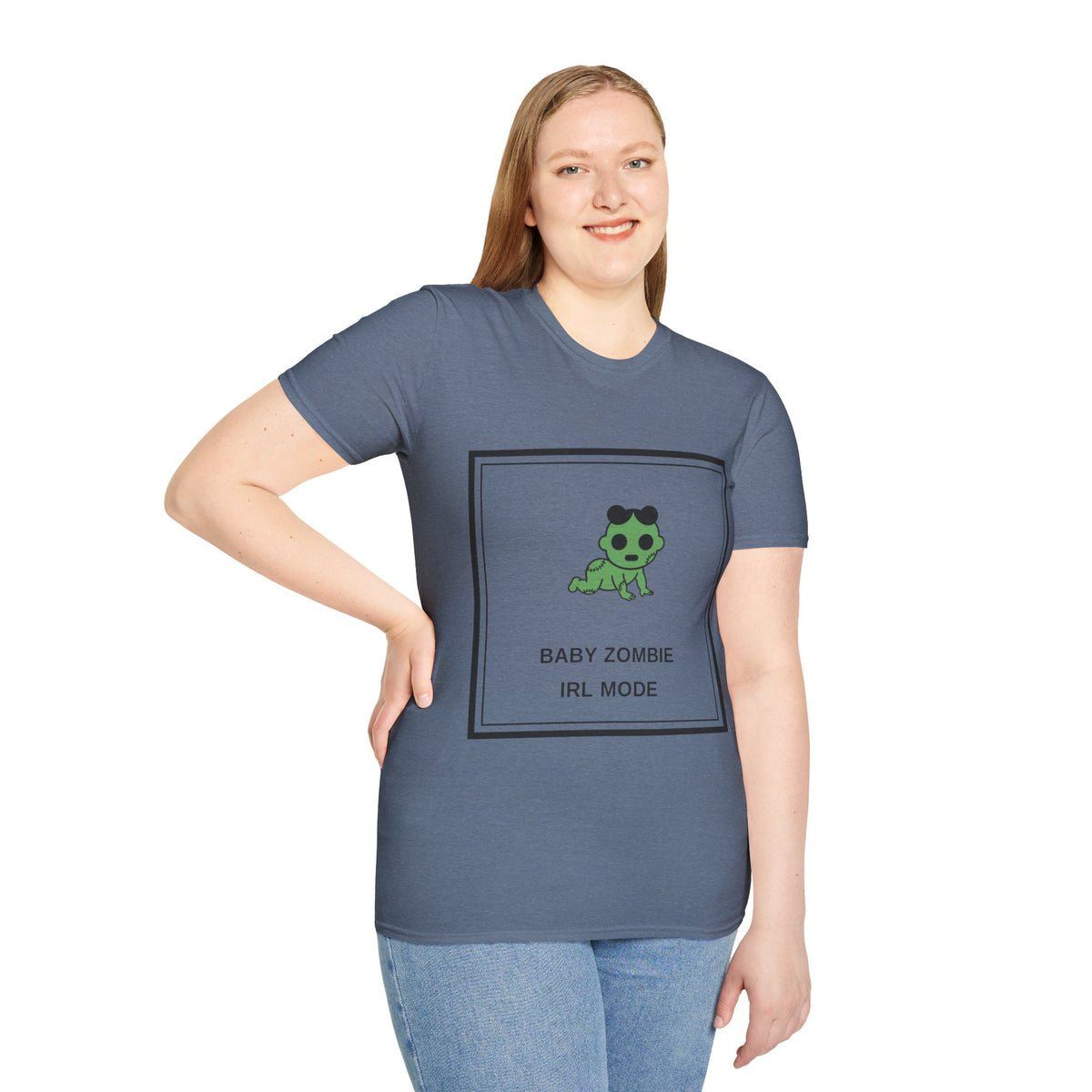 Baby Zombie T-Shirt — Cute Green Cartoon 'Baby Zombie IRL Mode' Graphic Tee - Trending Now - August 2026