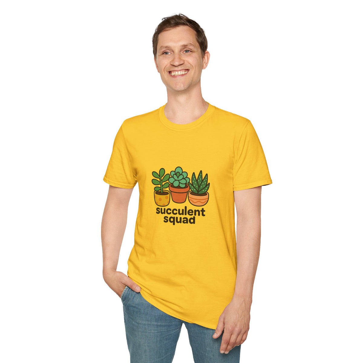 Succulent Trio T-Shirt — Cute Potted Plant Graphic Tee - Trending Now - August 2026