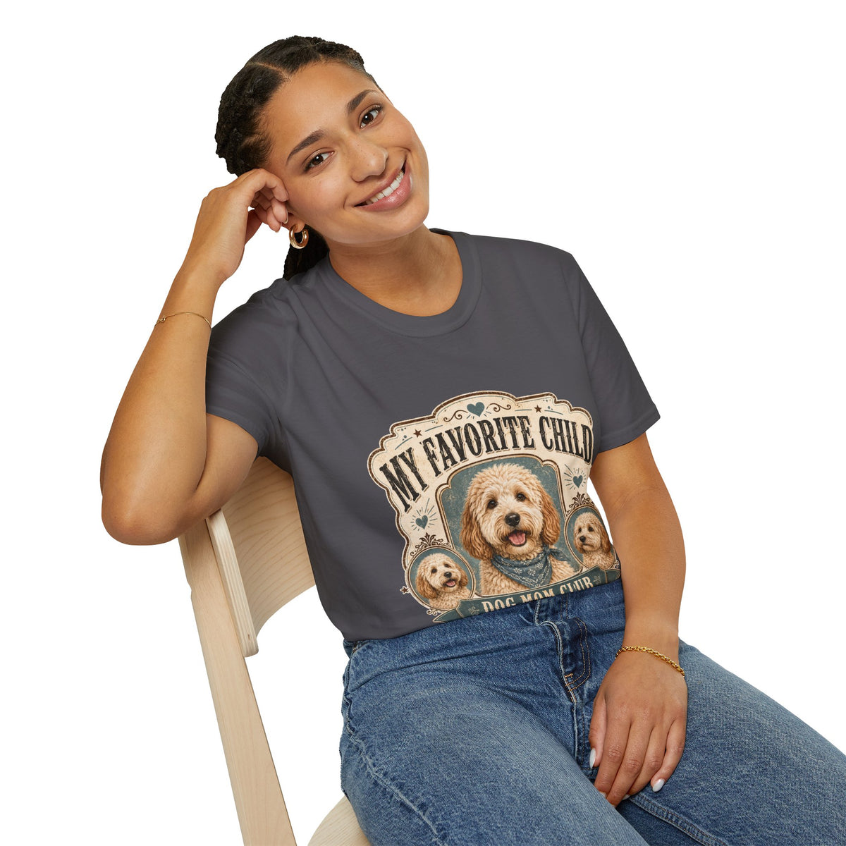 My Favorite Child Dog Mom T-Shirt — Cute Pet Lover Tee